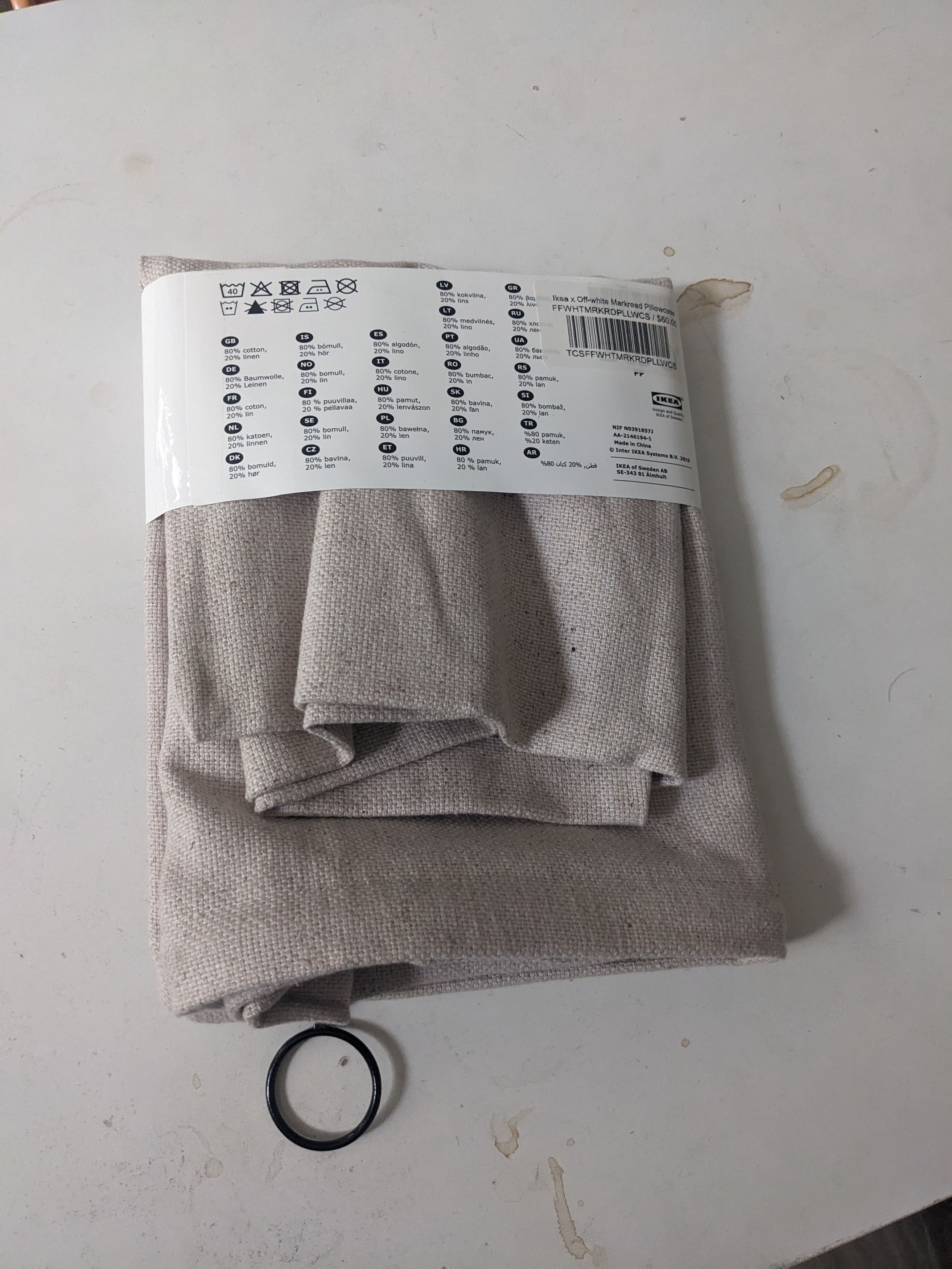 Ikea × Off-White Off White Ikea Virgil Markerad Pillow Case Size ONE SIZE - 3 Thumbnail