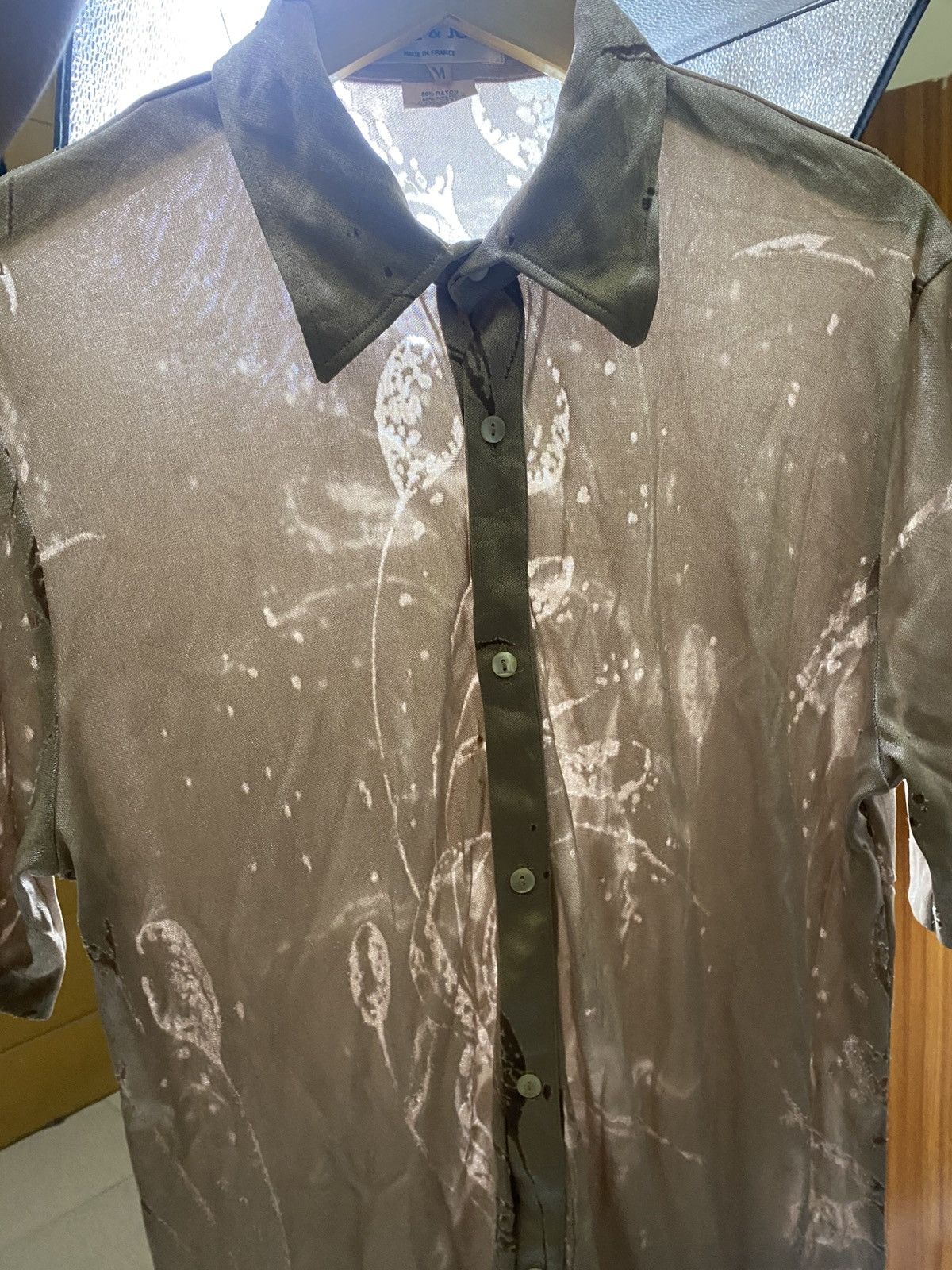 Designer × Paul & Joe Vintage Paul & Joe Rayon Shirt Size US M / EU 48-50 / 2 - 5 Thumbnail