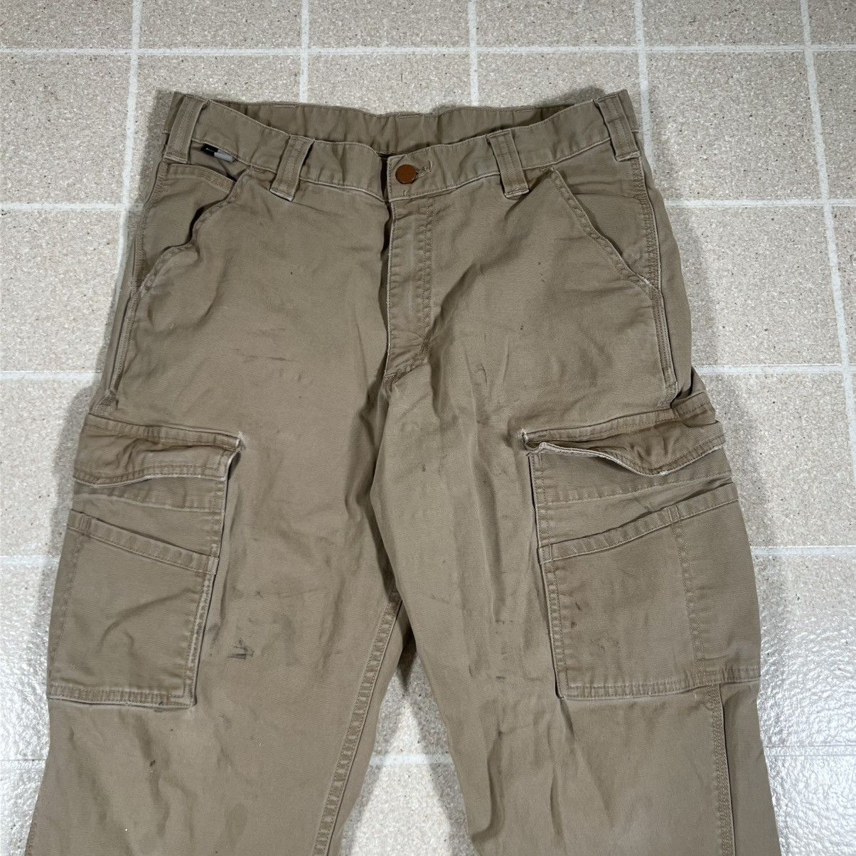 Carhartt Carhartt FR Pants Mens 32x32 Khaki Flame Resistant Workwear Size US 32 / EU 48 - 2 Thumbnail