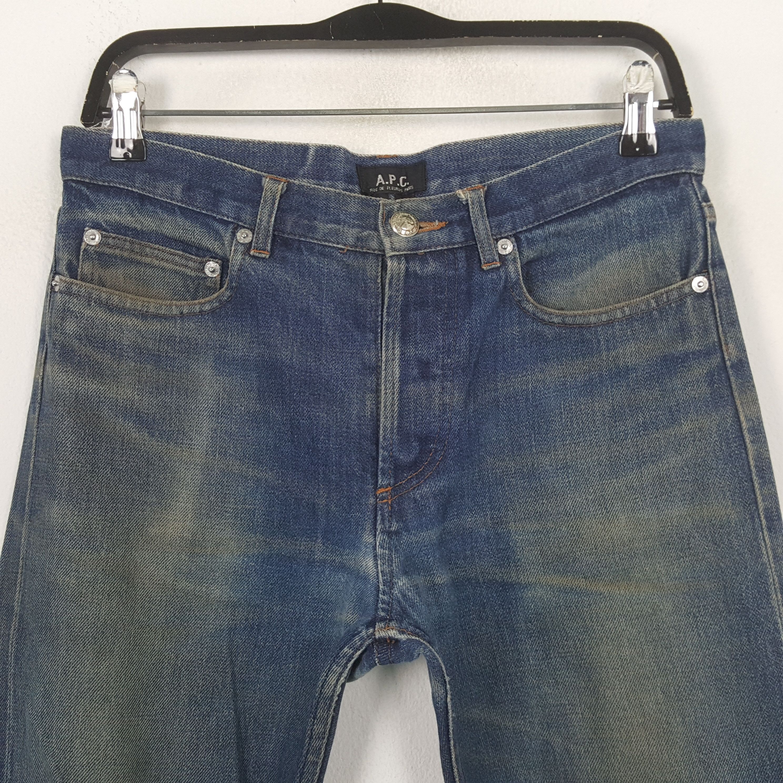 A.P.C. APC Selvedge Japanese Style Jeans RR21 Size US 31 - 2 Thumbnail