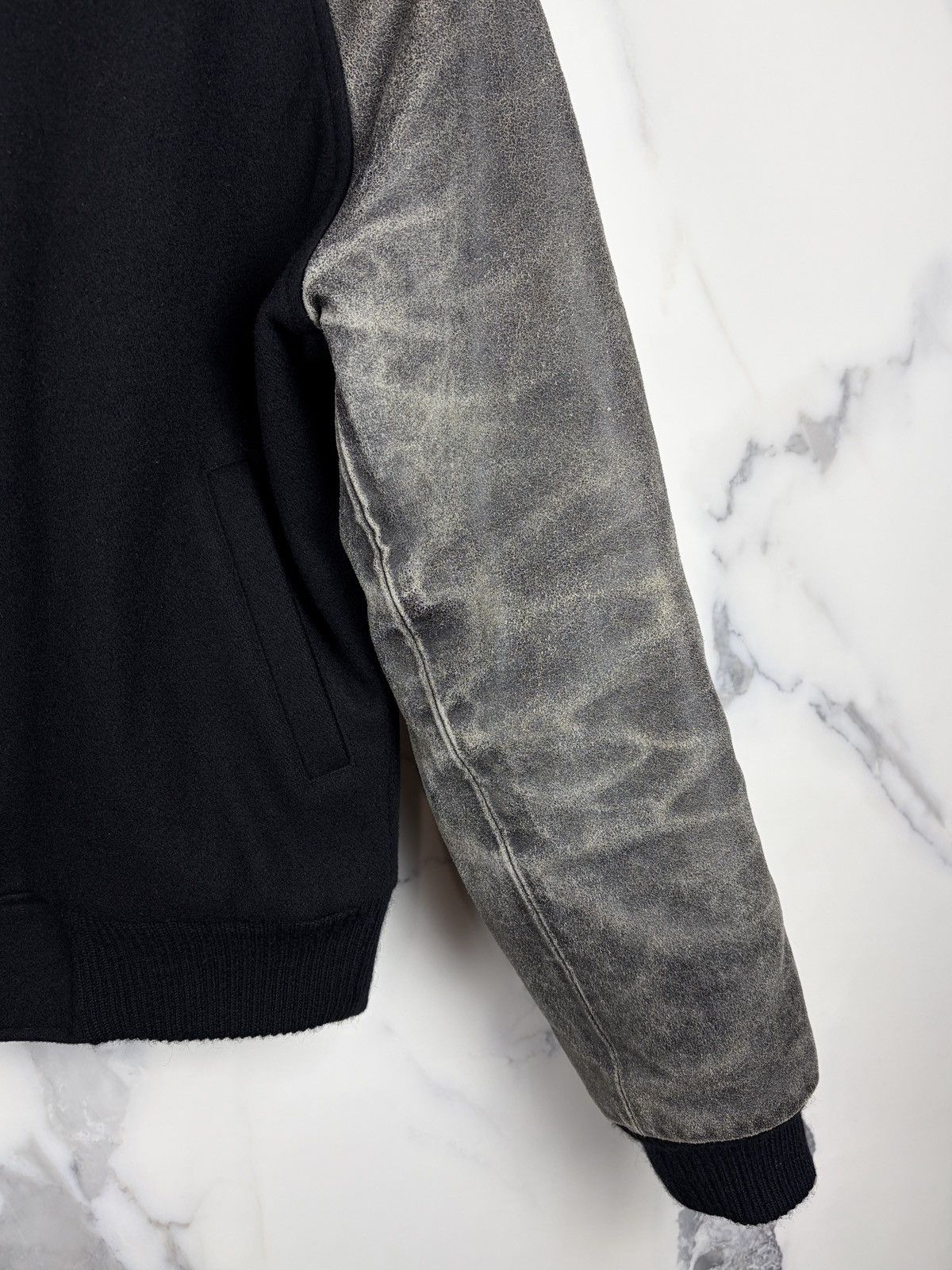 Raf Simons AW02 Raf Simons Virginia Creeper Leather Varsity Jacket Size US S / EU 44-46 / 1 - 10 Thumbnail