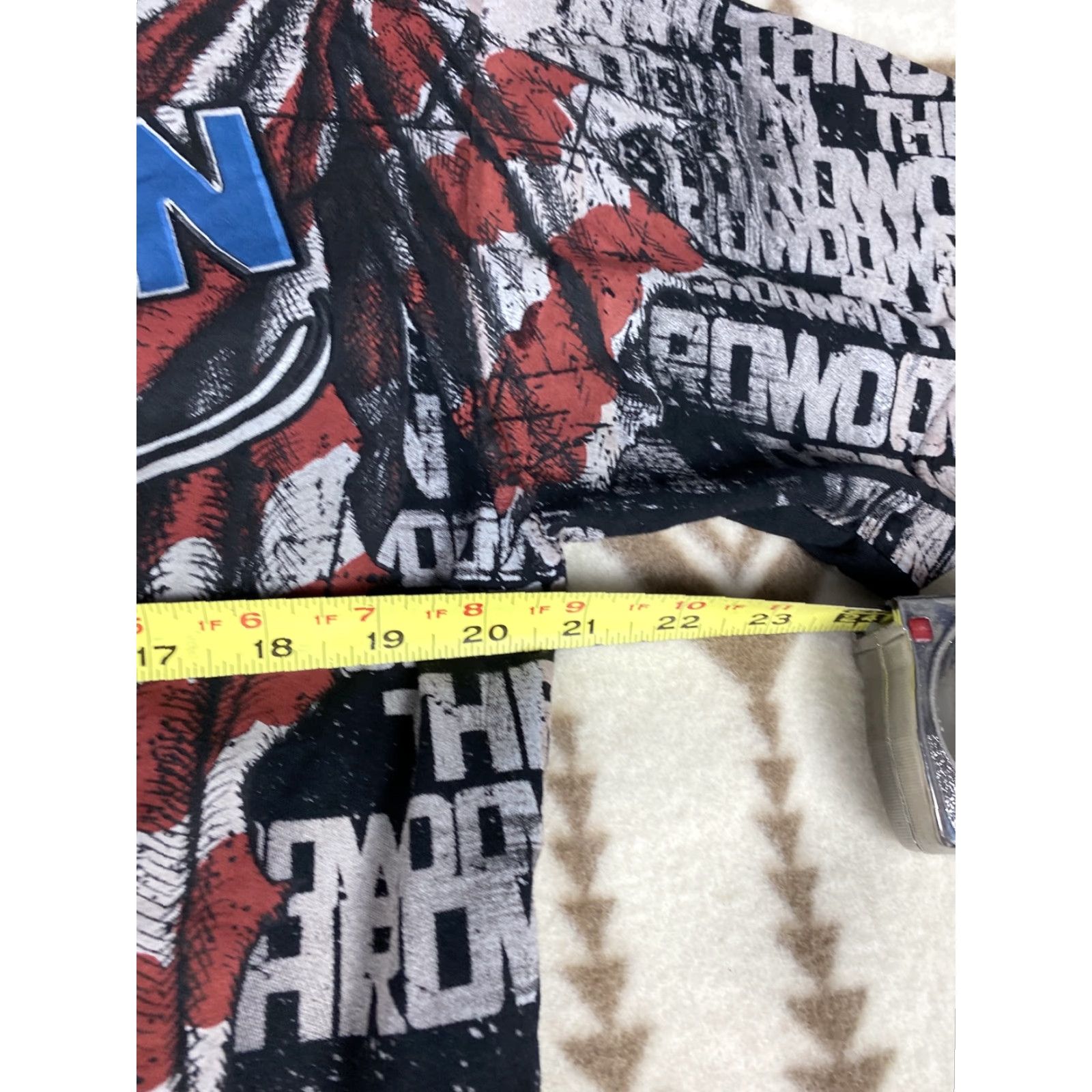 Affliction Affliction T Shirt Mens L All over Graphic US Flag Cross 80s 90s Designer Logo Short Sleeve Crew Neck Multicolor Cotton Regular"} Size US L / EU 52-54 / 3 - 6 Thumbnail