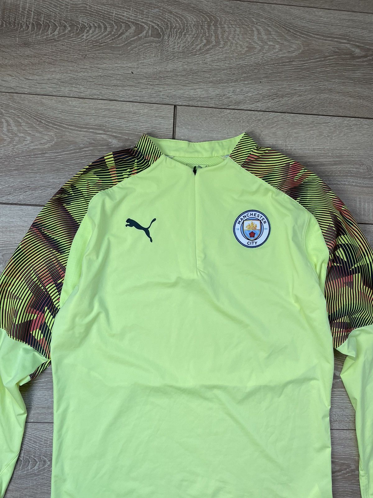 Puma 2019-20 Manchester City Puma 1/4 Zip Training Jacket Size L Size US L / EU 52-54 / 3 - 5 Thumbnail