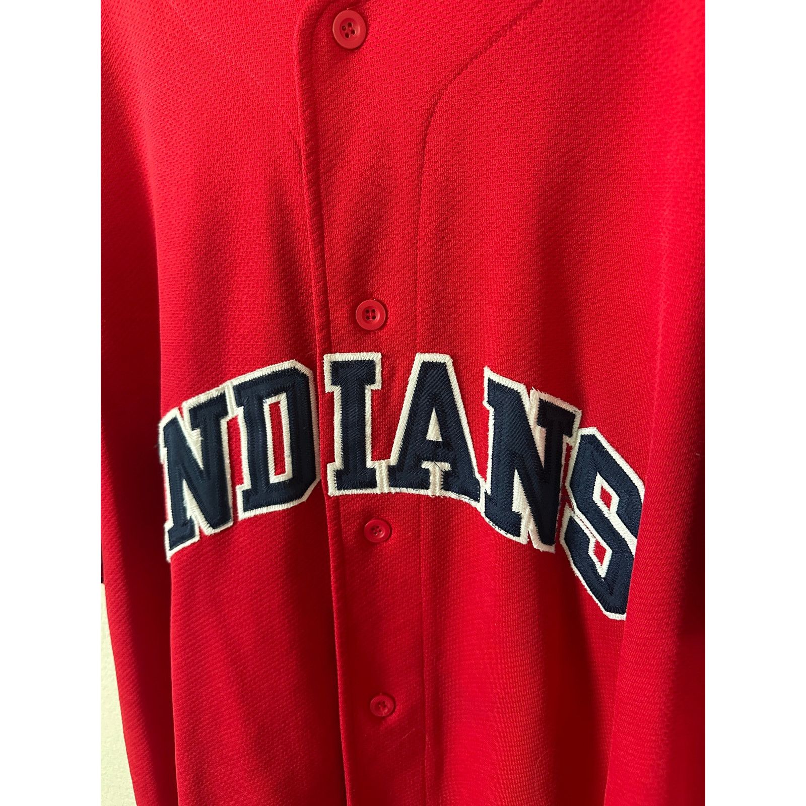 MLB × Starter × Vintage Vintage 1990s Starter Cleveland Indians Jersey - XL Size US XL / EU 56 / 4 - 2 Thumbnail