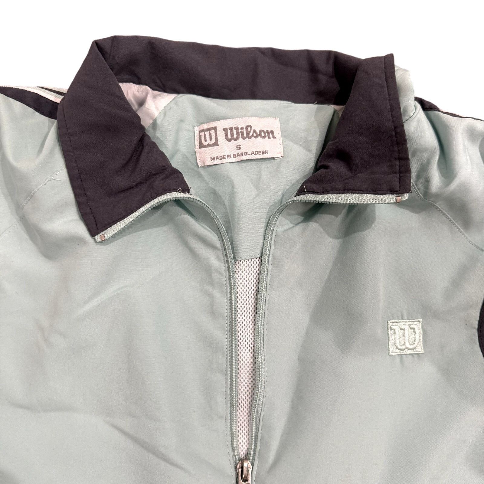 Wilson Wilson Vintage Tracksuit Full Zip Up Jacket in Mint, Size S Size S / US 4 / IT 40 - 3 Thumbnail