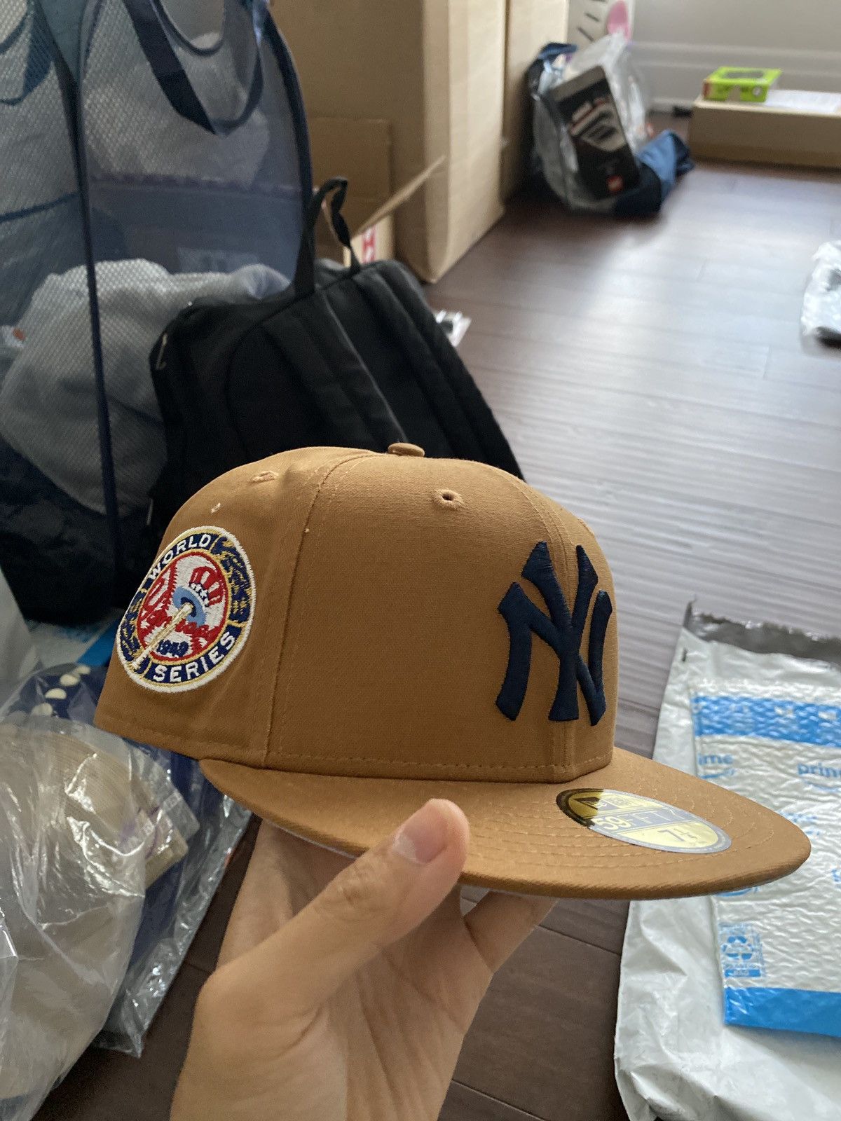 Hat Club × New Era Hat Club Yankees New Era Brown 7 1/4 Fitted - BRAND NEW Size ONE SIZE - 1 Thumbnail