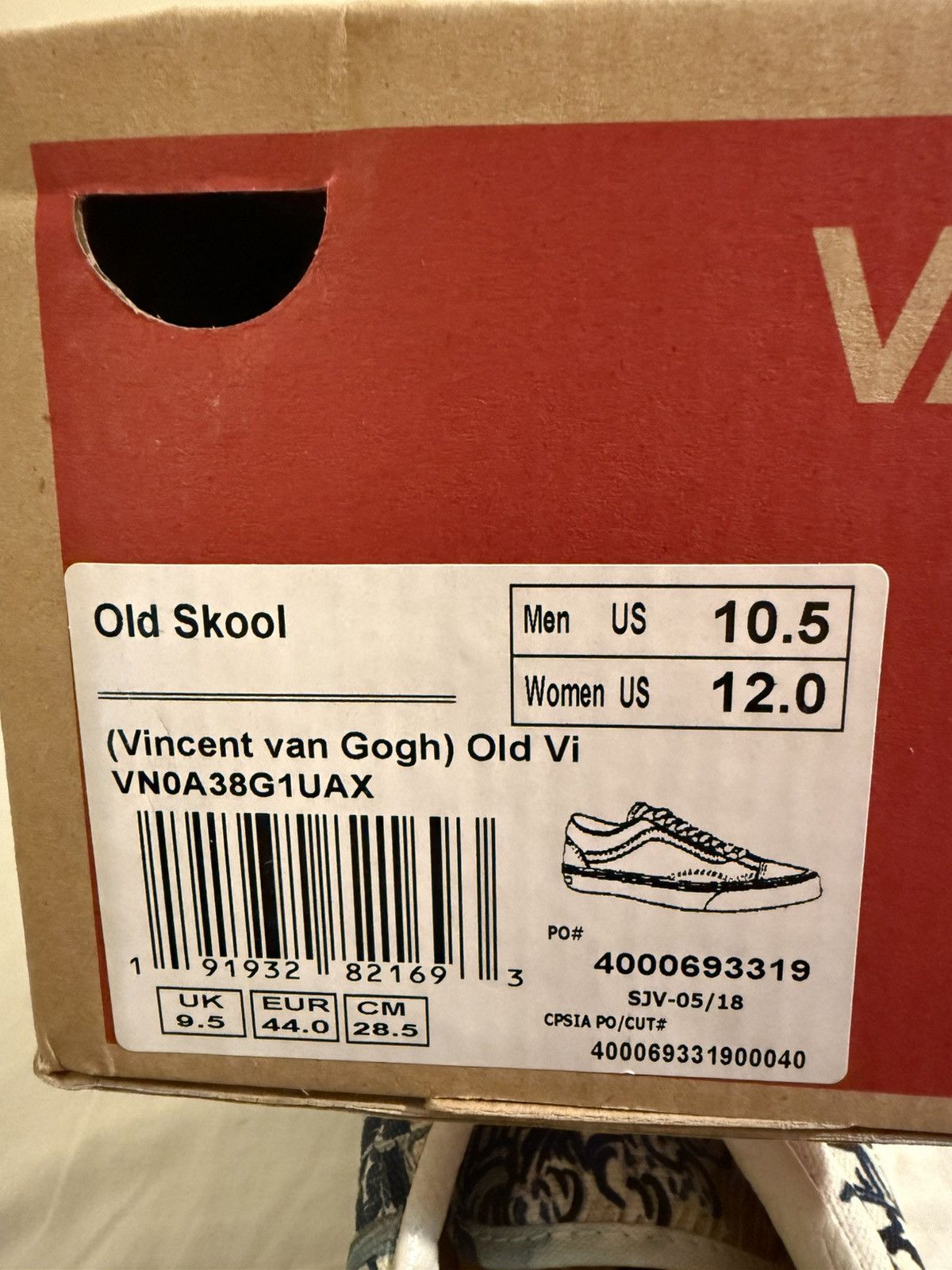 Vans Vans x Vincent Van Gogh Museum Old Skool Shoes 10.5 Size US 10.5 / EU 43-44 - 7 Thumbnail