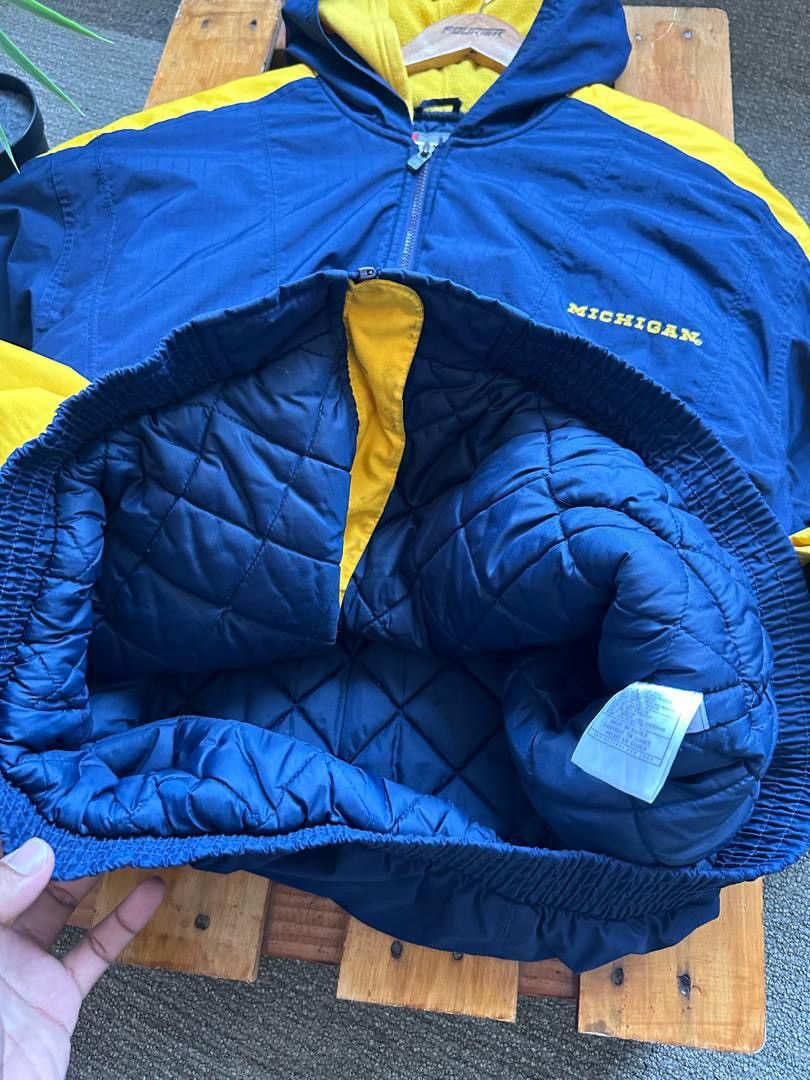 Nike × Vintage NIKE MICHIGAN PUFFER JACKET Size US L / EU 52-54 / 3 - 7 Thumbnail