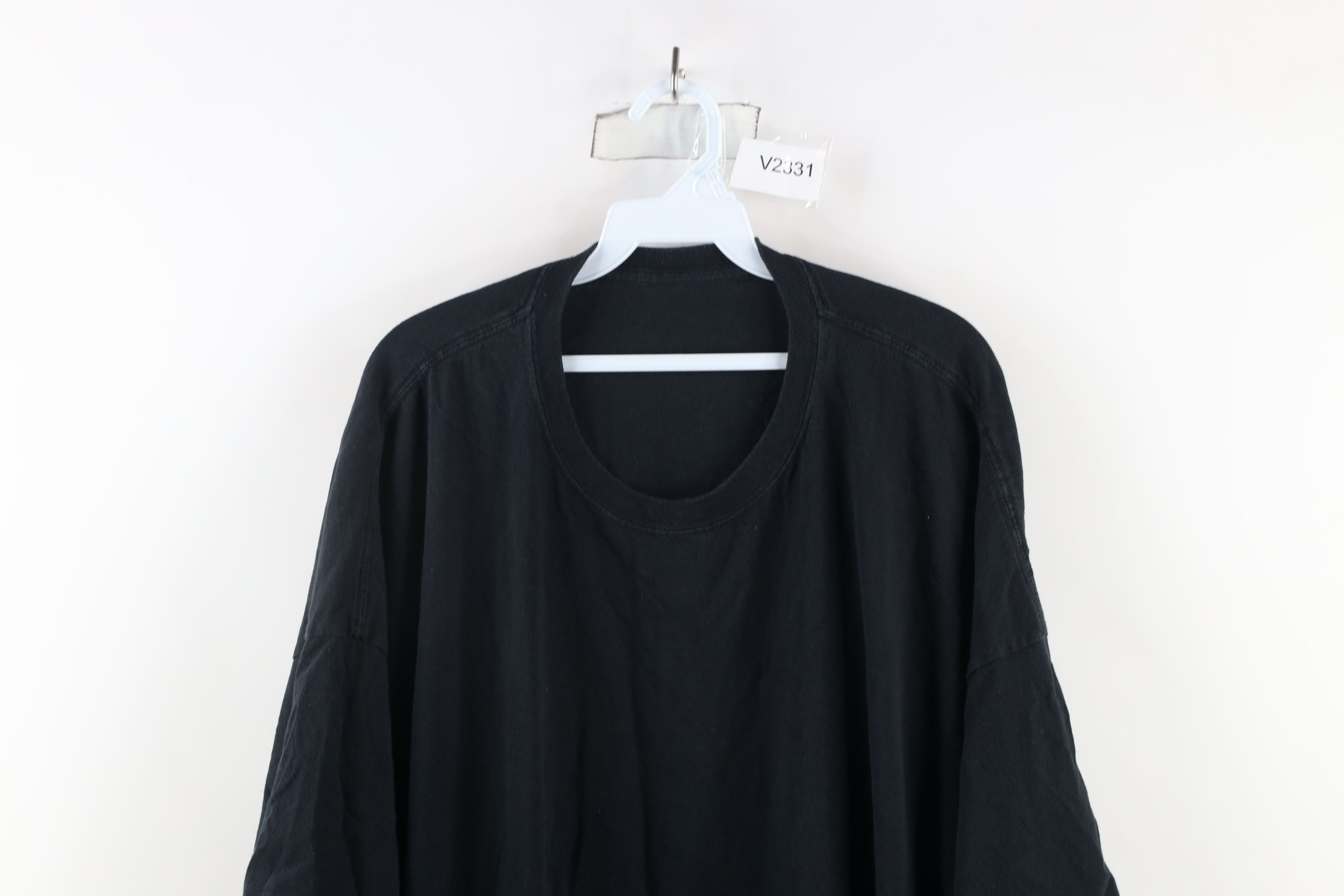 Vintage Vintage 90s Streetwear Short Sleeve T-Shirt Black Cotton Size US XXL / EU 58 / 5 - 2 Thumbnail