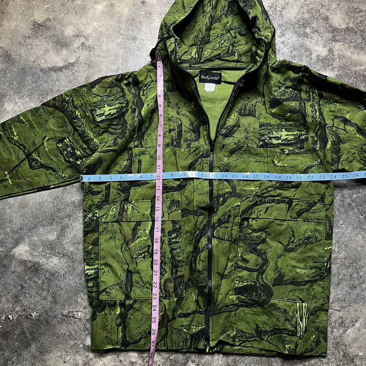 Vintage vintage army green zip camo parka jacket Size US L / EU 52-54 / 3 - 7 Thumbnail