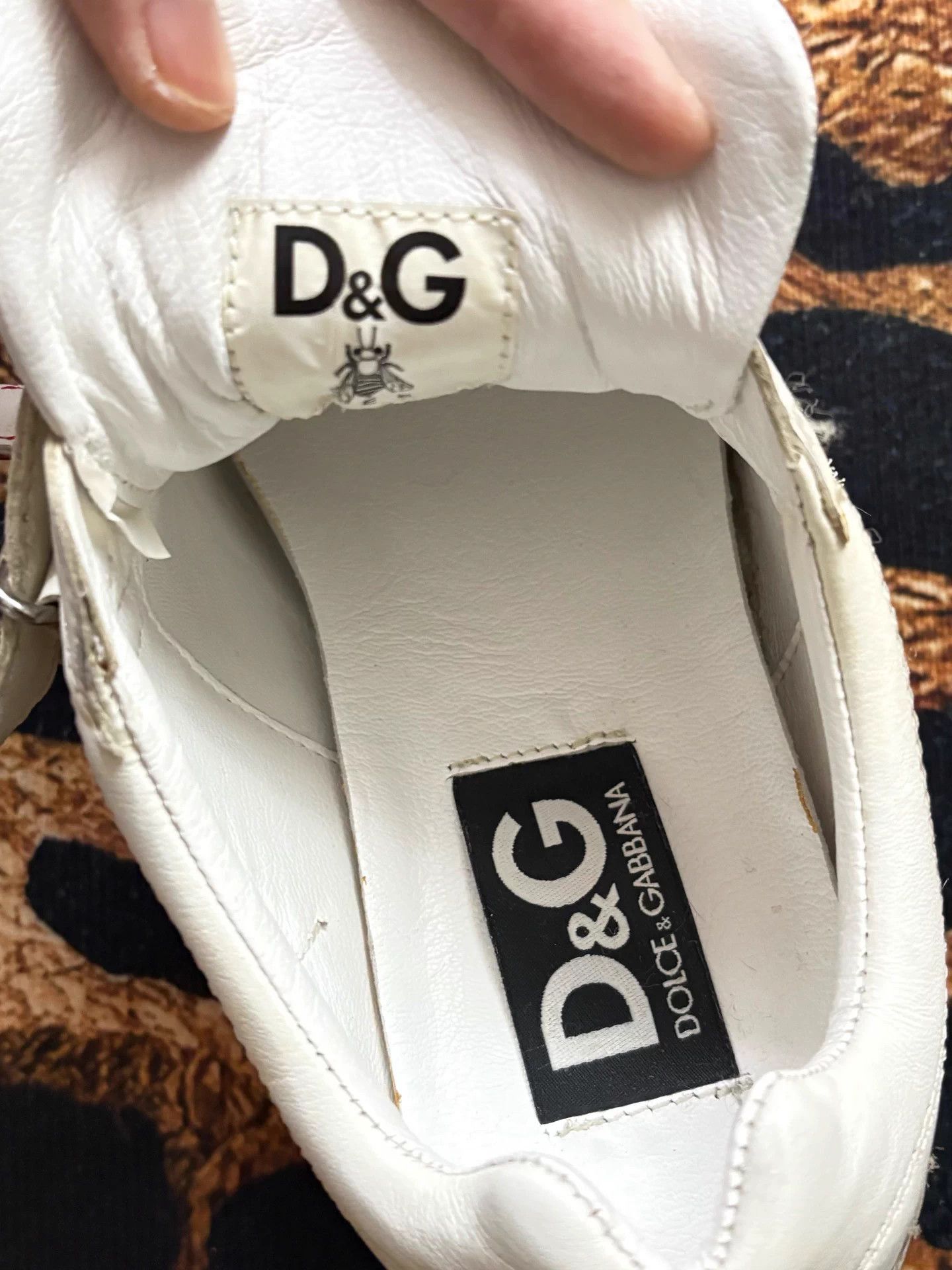 Dolce & Gabbana D&G Vintage Velcro Sneakers 39 (Fits 38) Size US 8 / IT 38 - 9 Thumbnail