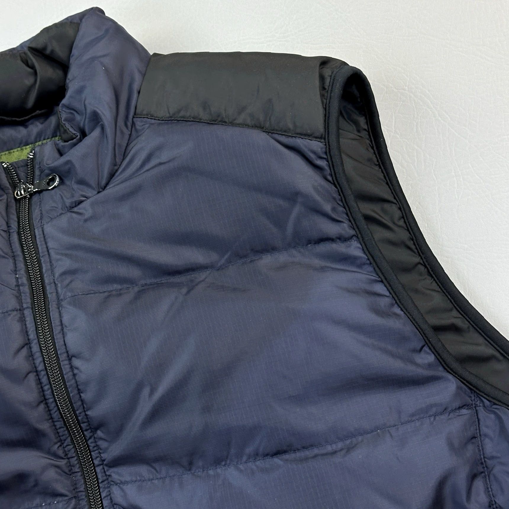 Eddie Bauer Eddie Bauer Vest Mens Large Full Zip Goose Down Quilted Puffer Outdoor Blue Size US L / EU 52-54 / 3 - 2 Thumbnail