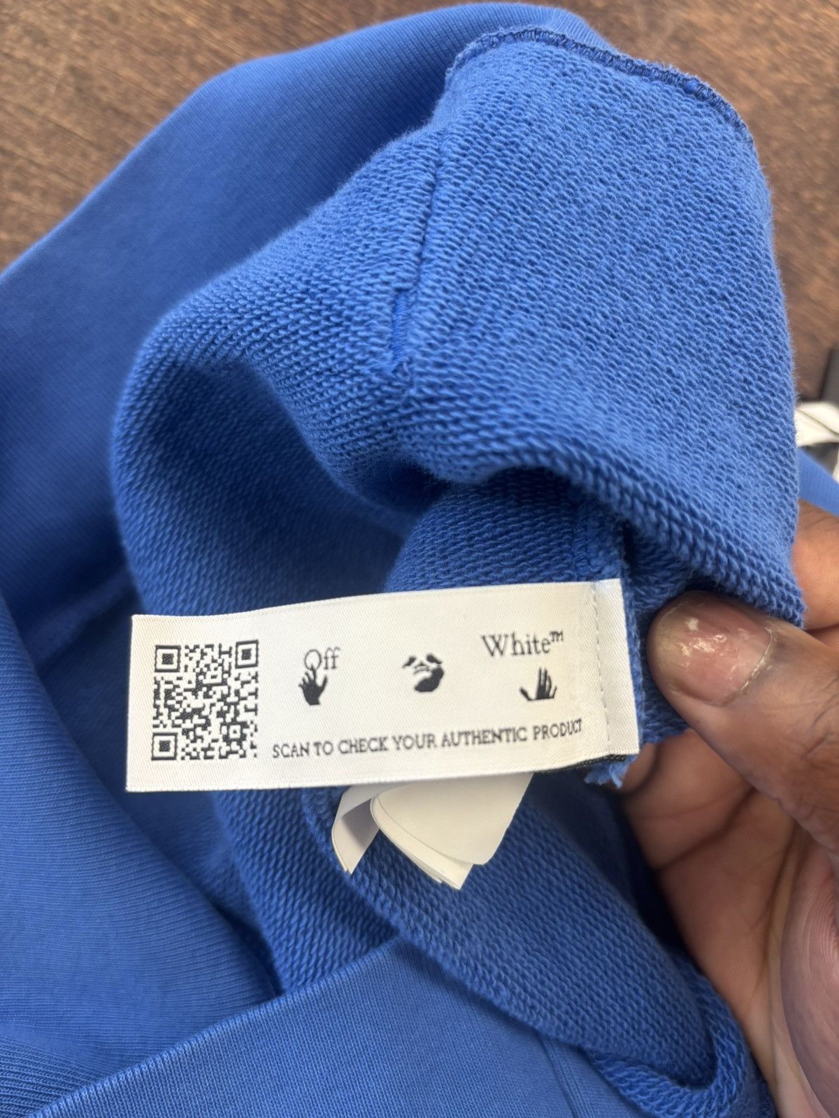 Off-White Off-White x Chicago Cubs Hoodie Blue Size Large Brand New Size US L / EU 52-54 / 3 - 8 Thumbnail