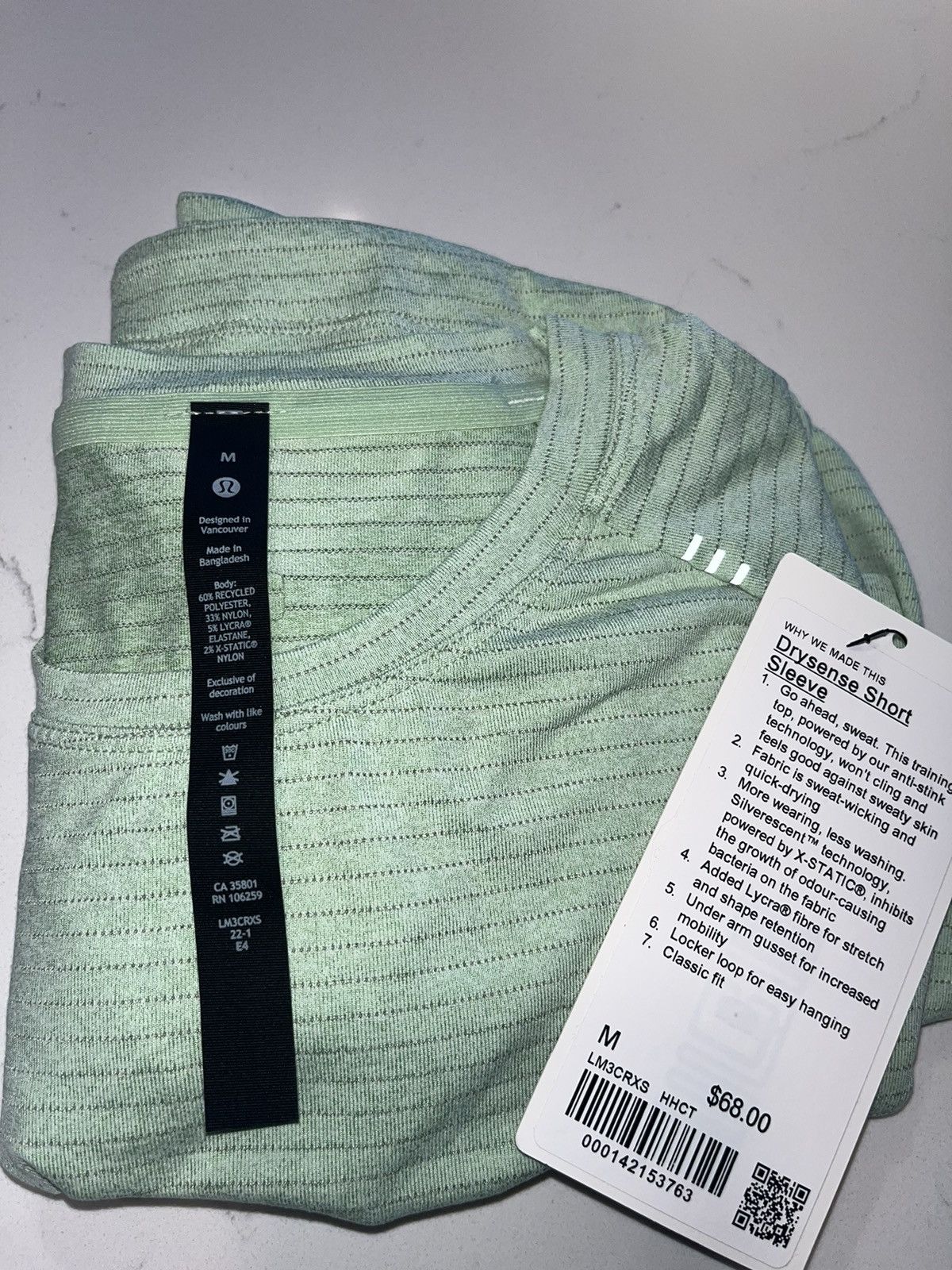 Lululemon Lululemon Men’s Drysense Short-Sleeve Shirt Size US M / EU 48-50 / 2 - 1 Thumbnail