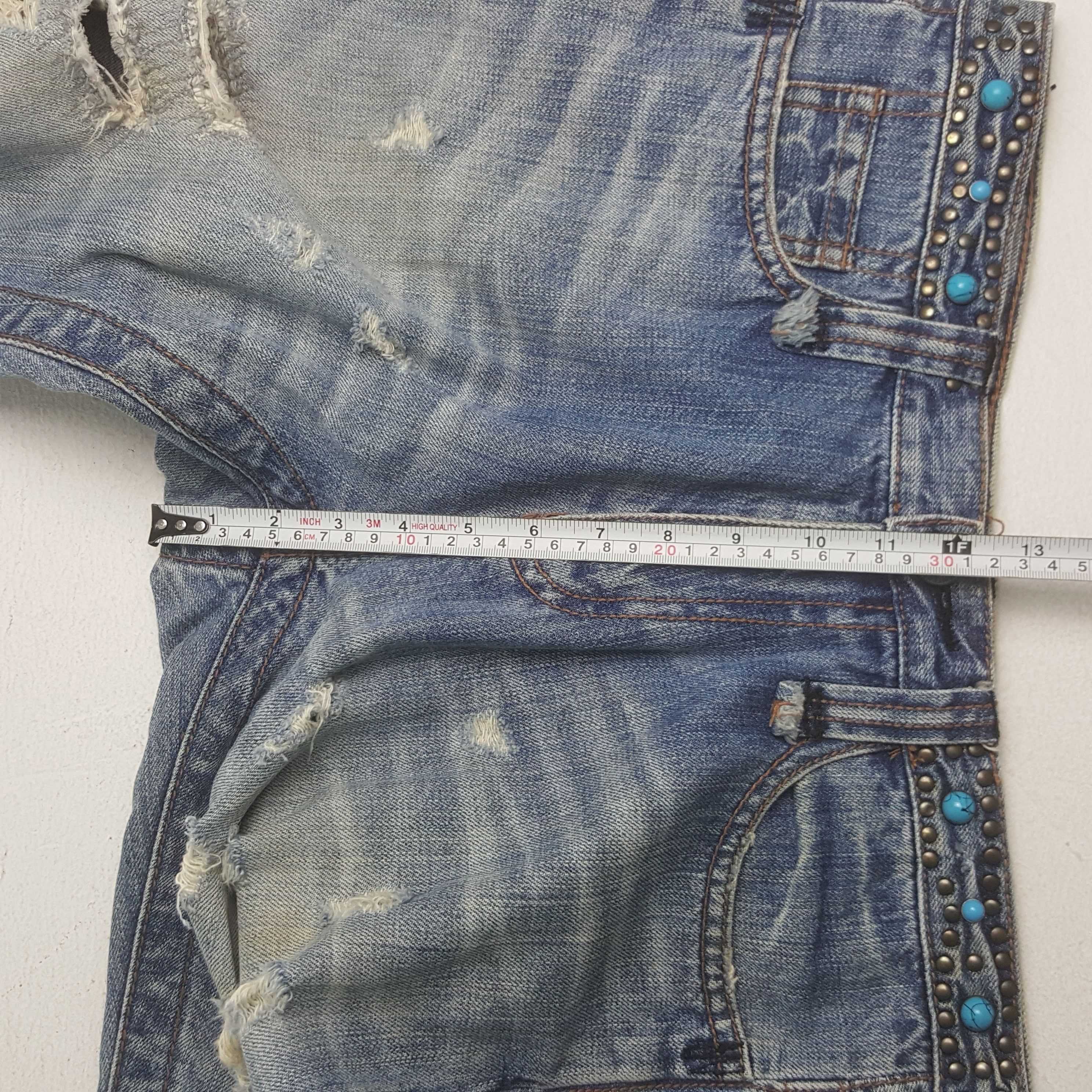 Japanese Brand × Vintage Vintage Japanese Style Distressed Denim Jeans Size US 34 / EU 50 - 8 Thumbnail