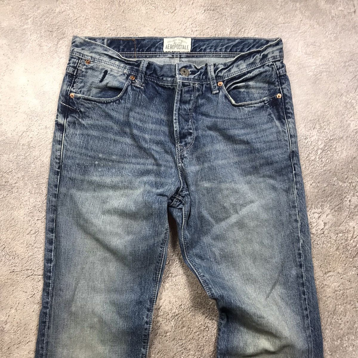 Vintage Vintage Y2K Thrashed Distressed Flared Jeans Grunge Slim 34 Size US 34 / EU 50 - 3 Thumbnail