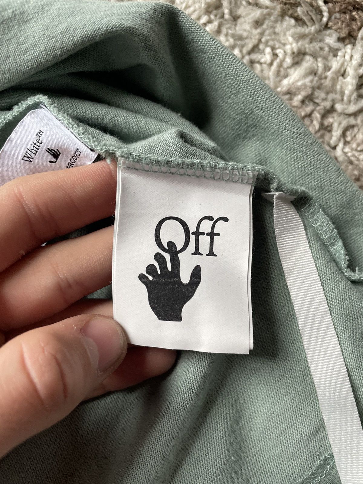 Balenciaga × Off-White Off White Graffiti Oversized Tee Big logo 2021 Spring Summer Size US L / EU 52-54 / 3 - 14 Thumbnail