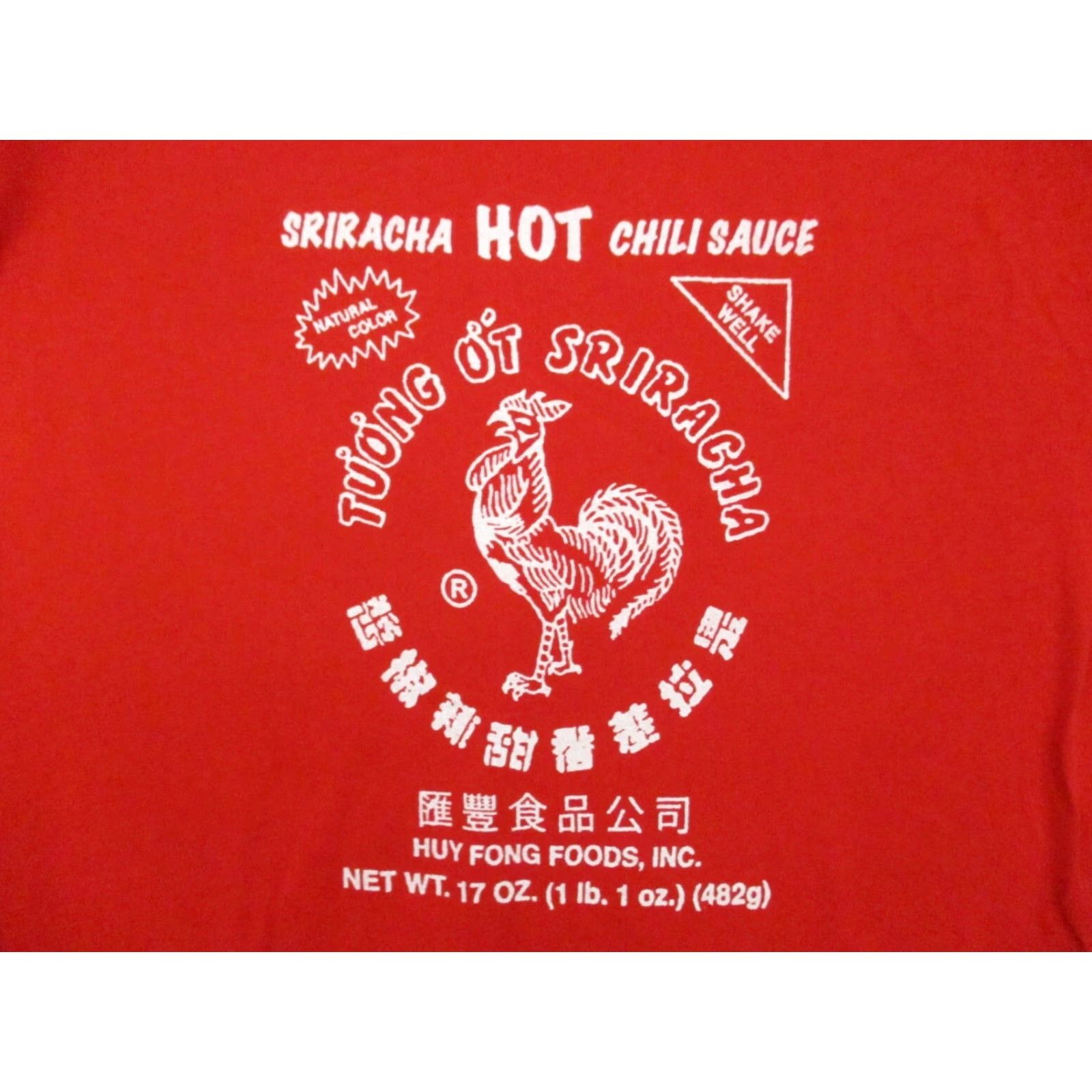 Vintage Sriracha Hot Chili Sauce T-Shirt Adult XL Rooster Graphic Crewneck Red Tee Shirt Mens Logo Funny 90s? Size US XL / EU 56 / 4 - 2 Thumbnail
