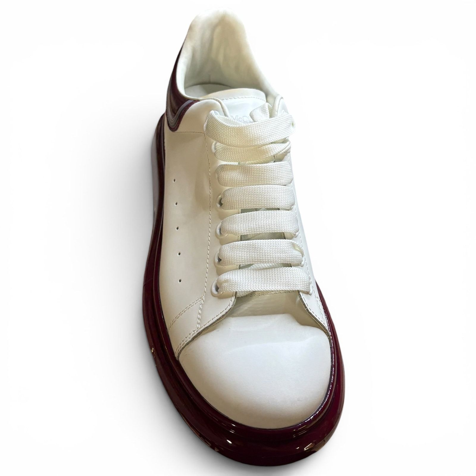 Alexander McQueen Alexander McQueen Oversized Sneaker 'White Garnet Black' 11M Size US 11 / EU 44 - 2 Thumbnail