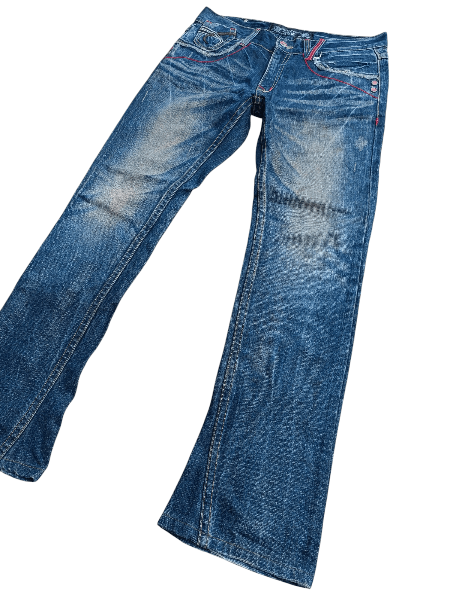 Japanese Brand 🔥RARE🔥 Redpepper Seditionaries Faded Jeans Size US 34 / EU 50 - 10 Thumbnail