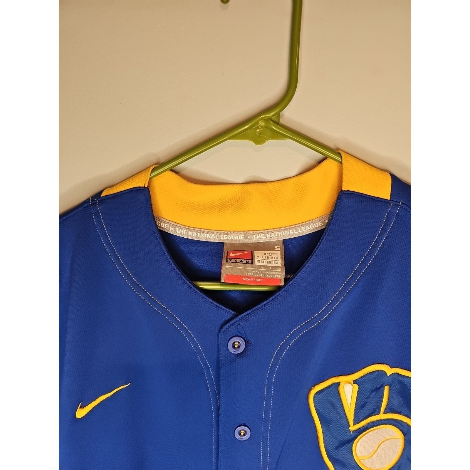 Nike Y2K Nike Milwaukee Brewers Prince Fielder #28 Jersey size S Size US S / EU 44-46 / 1 - 6 Thumbnail