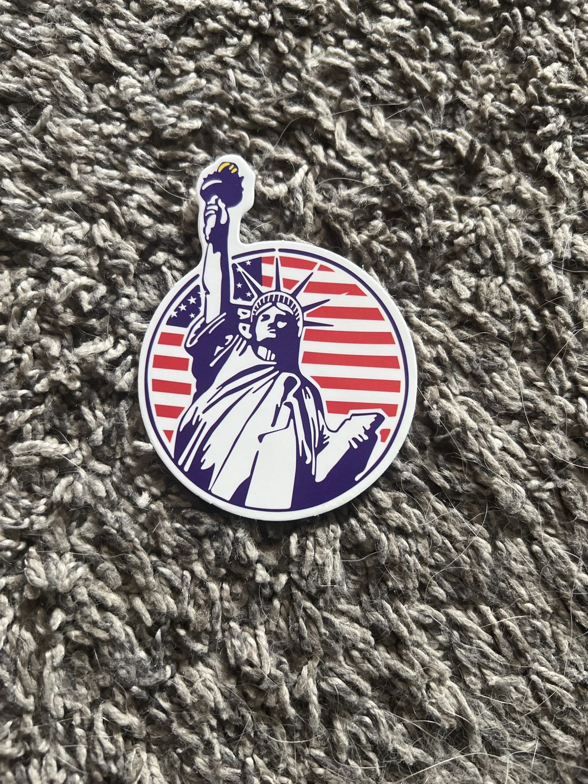 Hypebeast Statue Of Liberty American Flag Sticker Size ONE SIZE - 1 Thumbnail