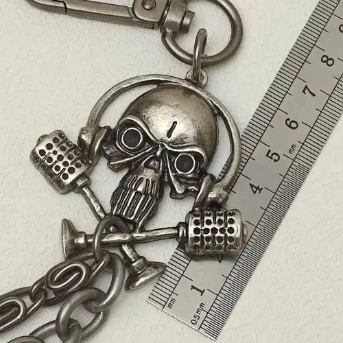 VIBE Chain Skull Locomotive Wallet Size ONE SIZE - 4 Thumbnail