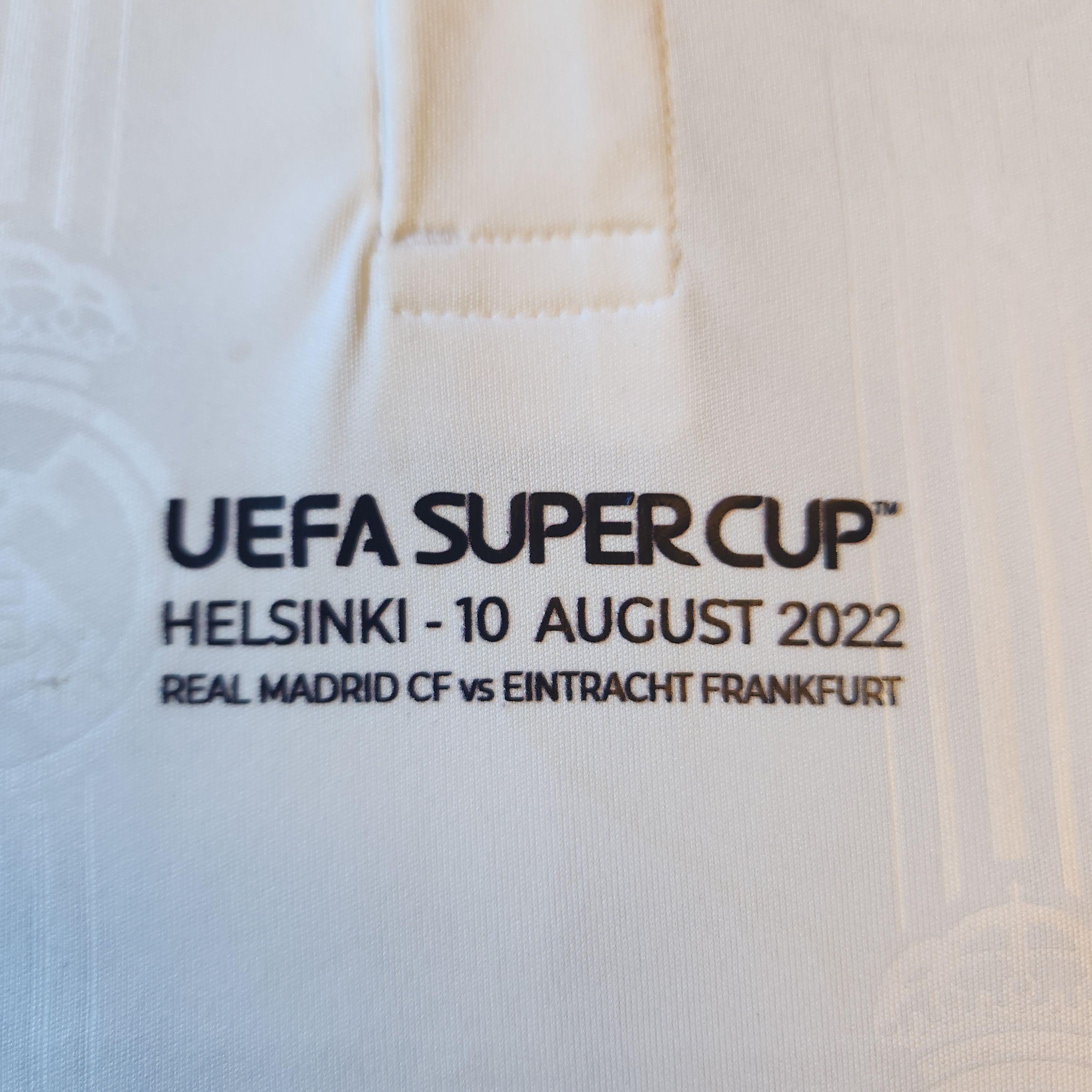 Adidas Authentic Real Madrid KROOS 2022-2023 Super Cup Home Jersey Size US M / EU 48-50 / 2 - 9 Thumbnail