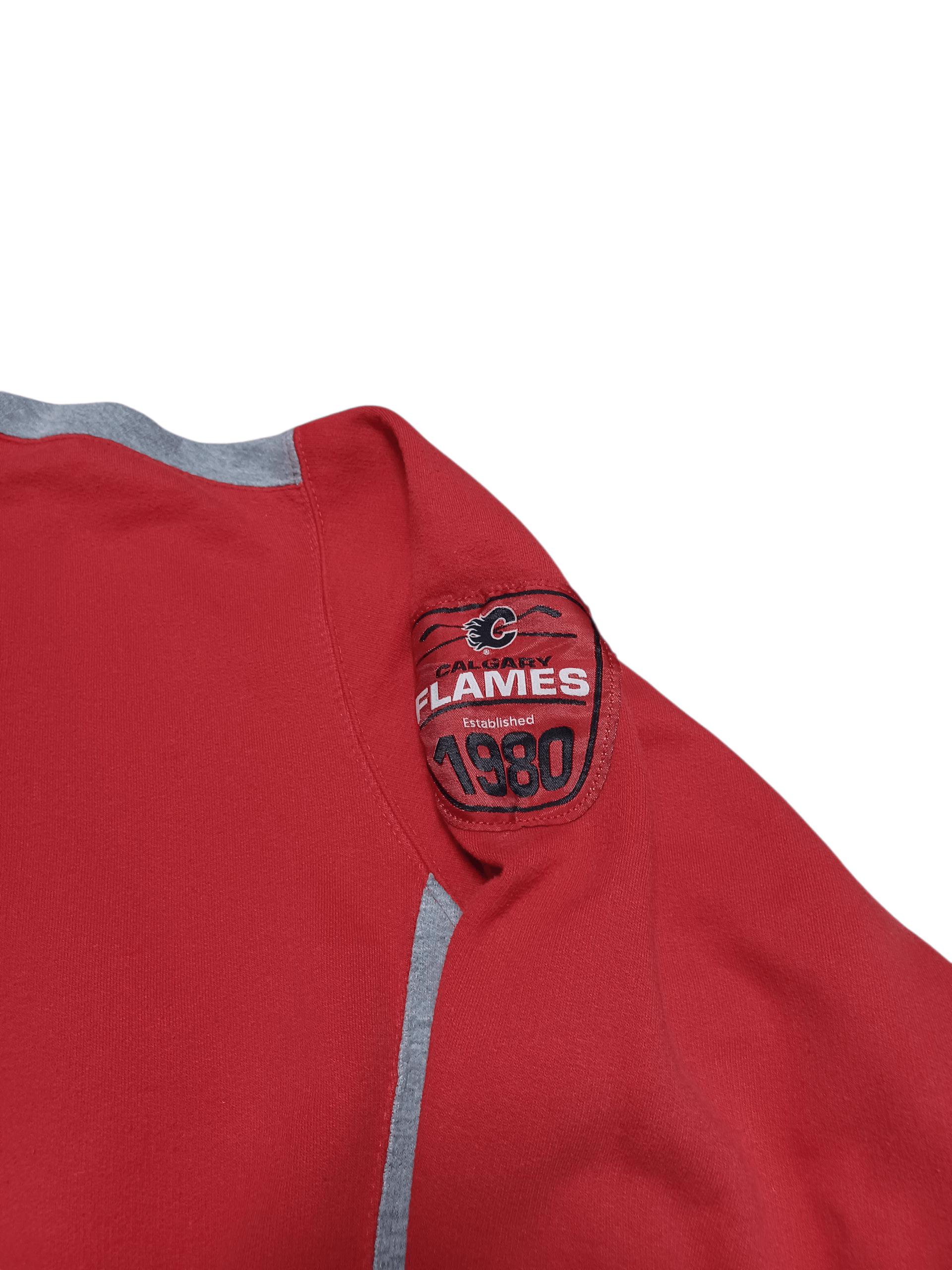 Majestic CALGARY FLAMES NHL MAJESTIC CANADA VINTAGE BIGLOGO HOODIE Size US L / EU 52-54 / 3 - 4 Thumbnail