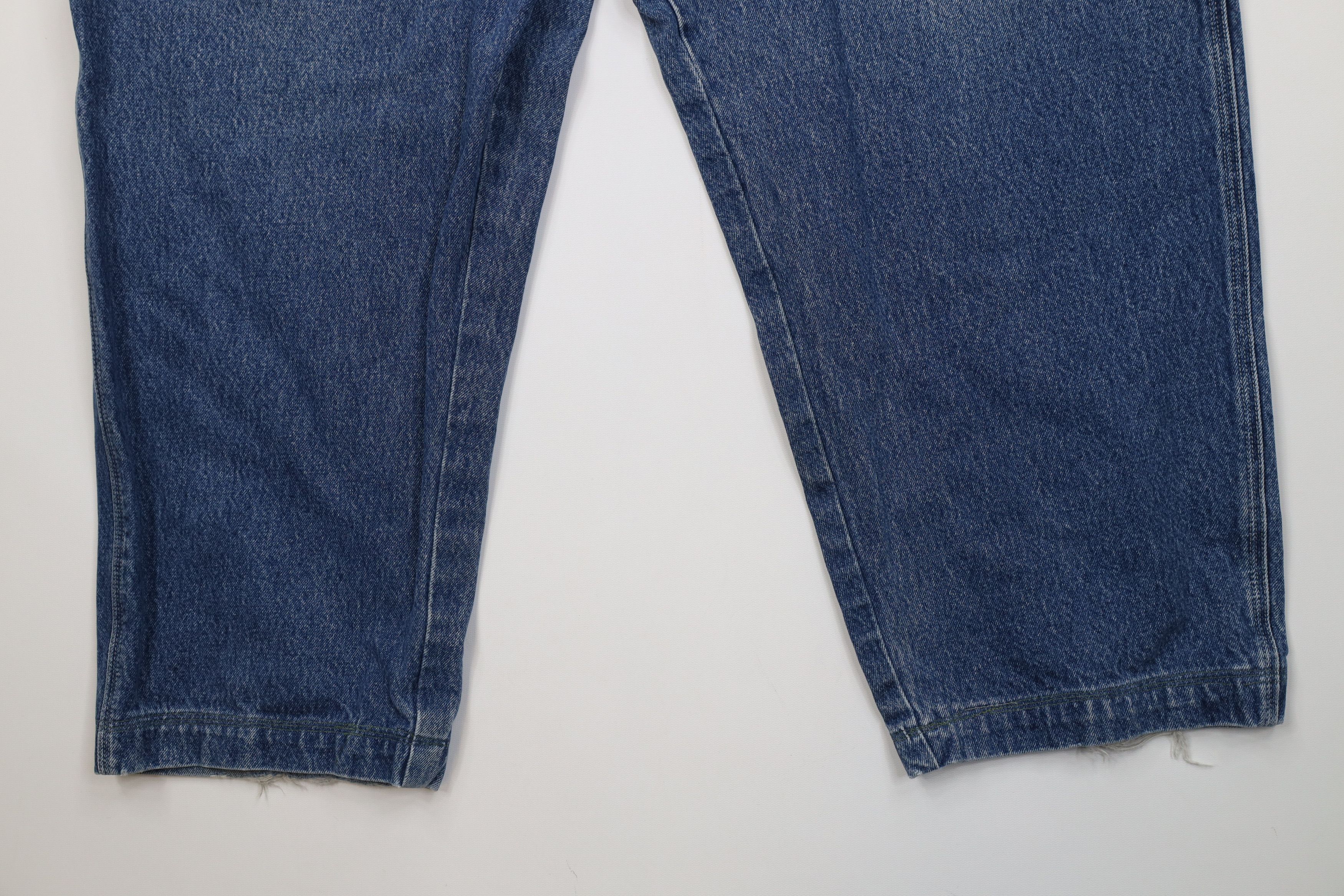 Vintage Vintage 90s Y2K Streetwear Baggy Wide Leg Denim Jeans Blue Size US 44 / EU 60 - 4 Thumbnail
