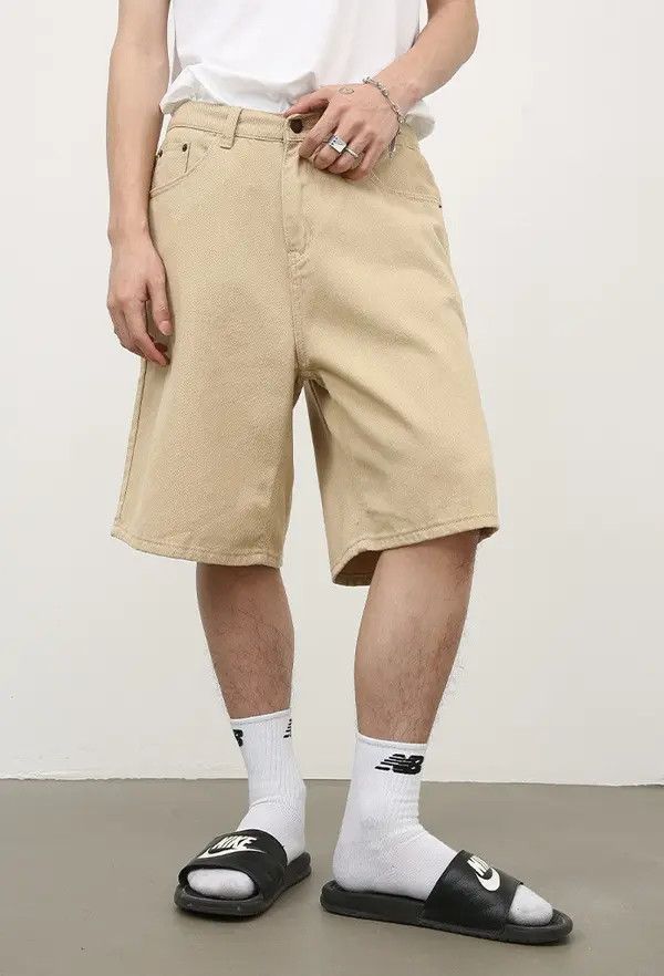 Japanese Brand Kizuki x Kubo Apricot Retro All-match Casual Denim Shorts Size US 32 / EU 48 - 3 Thumbnail