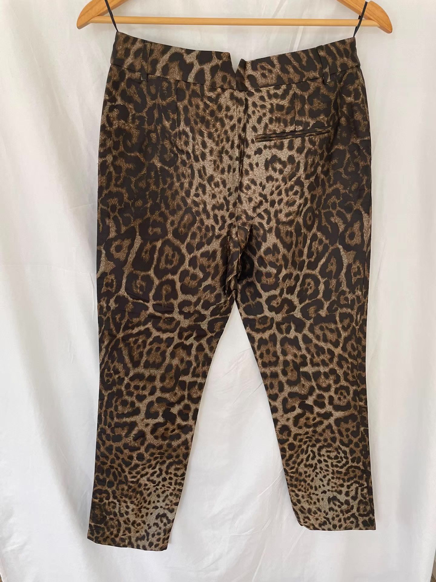 Lanvin Lanvin Women's Leopard Print Pencil Pants Ｑ21 Size 36" / US 14 / IT 50 - 1 Thumbnail