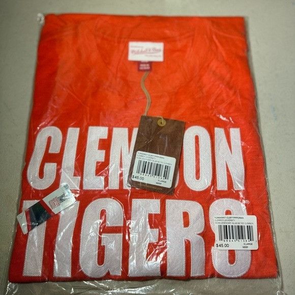 Mitchell & Ness NWT MITCHELL & NESS CLEMSON UNIVERSITY NCAA LEGENDARY SLUB O Size US XL / EU 56 / 4 - 2 Thumbnail
