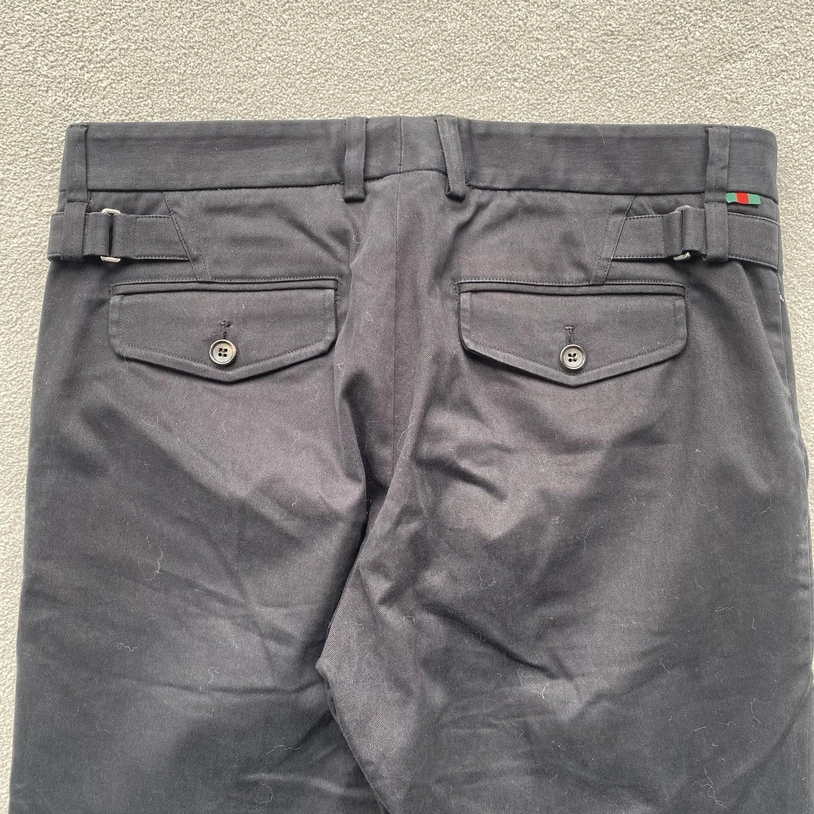 Gucci Gucci Cuffed Trousers Black Size 48 Size US 32 / EU 48 - 9 Thumbnail