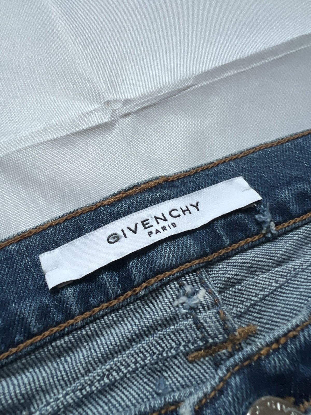 Givenchy Givenchy Distressed Rico Slim Jean Denim Size US 28 / EU 44 - 12 Thumbnail