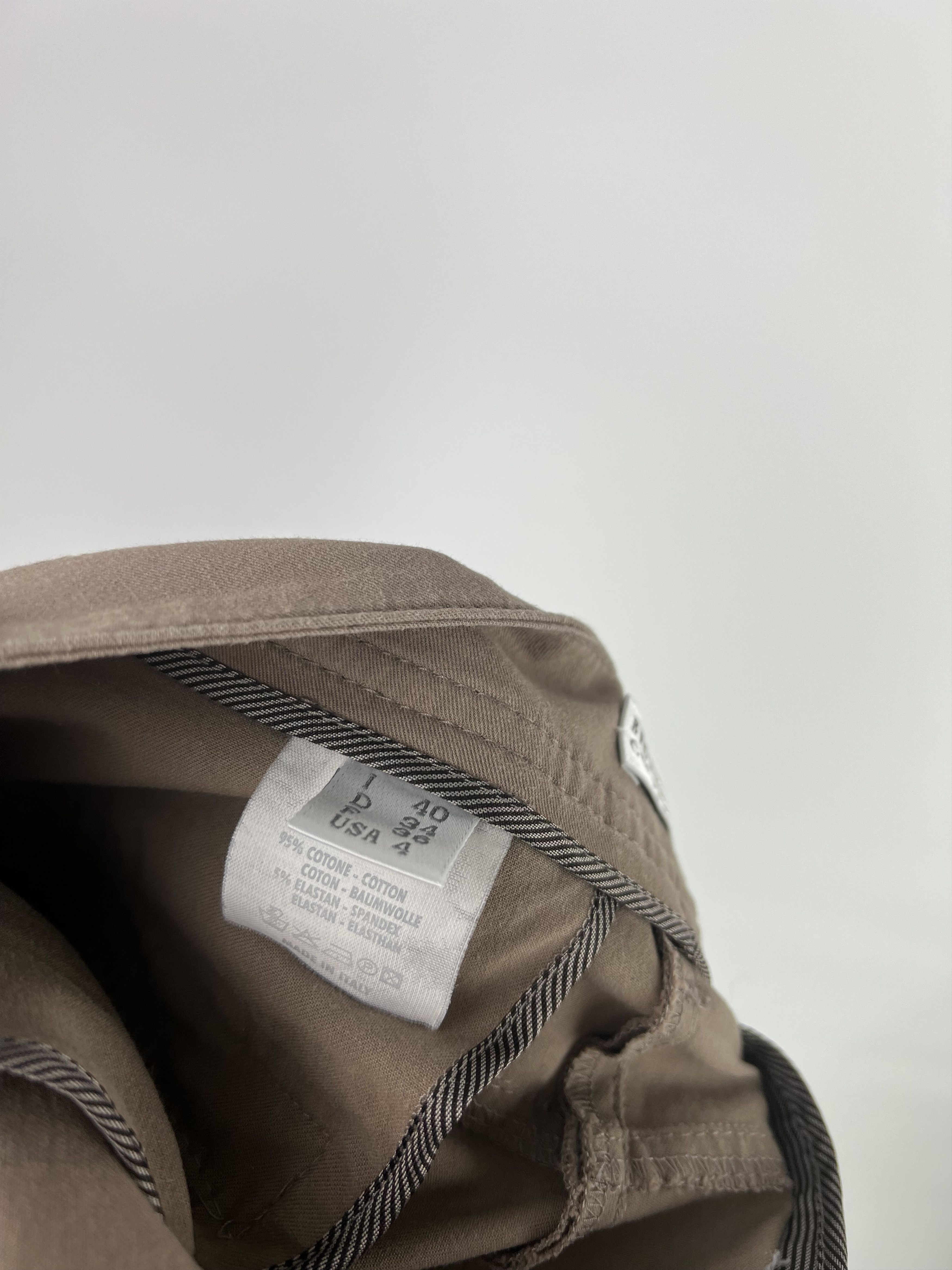 Brunello Cucinelli Brunello Cucinelli Beige Cropped Cotton Pants Size IT40 Size 27" / US 4 / IT 40 - 7 Thumbnail