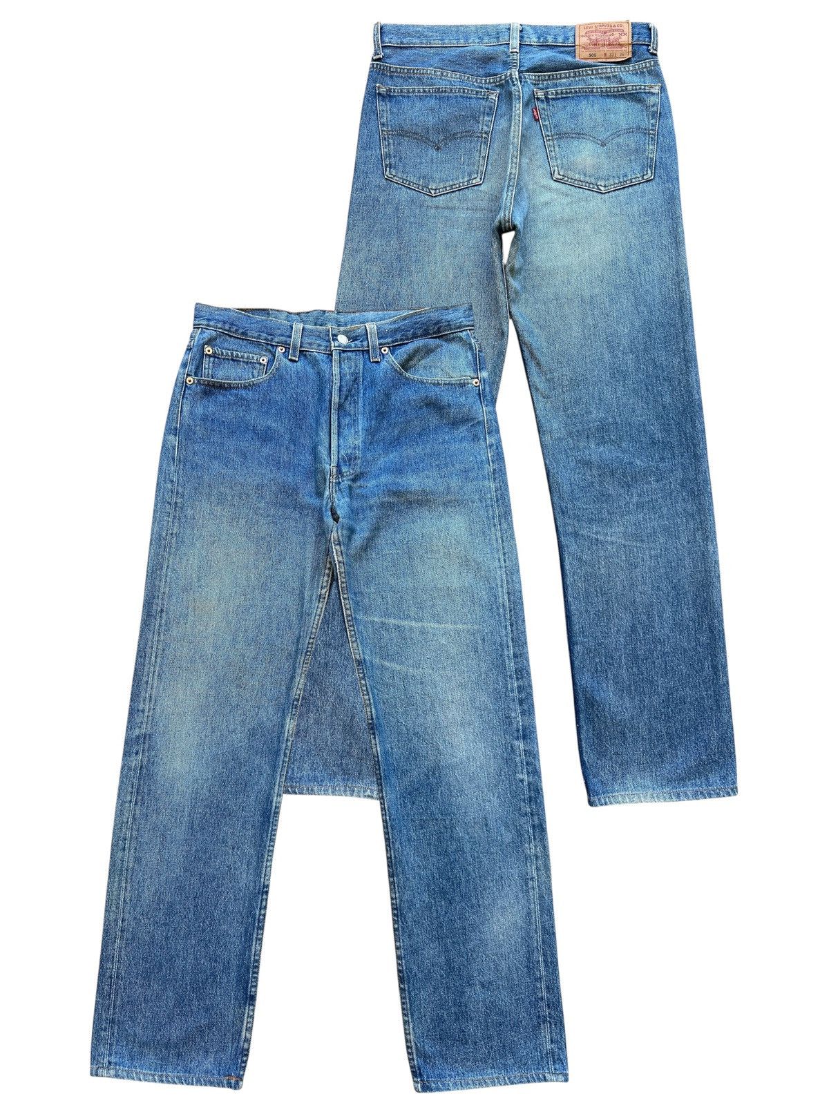 Levi's Vintage 90s Levis 501 Stonewash Usa Denim Jeans 32x31 Size US 32 / EU 48 - 1 Thumbnail