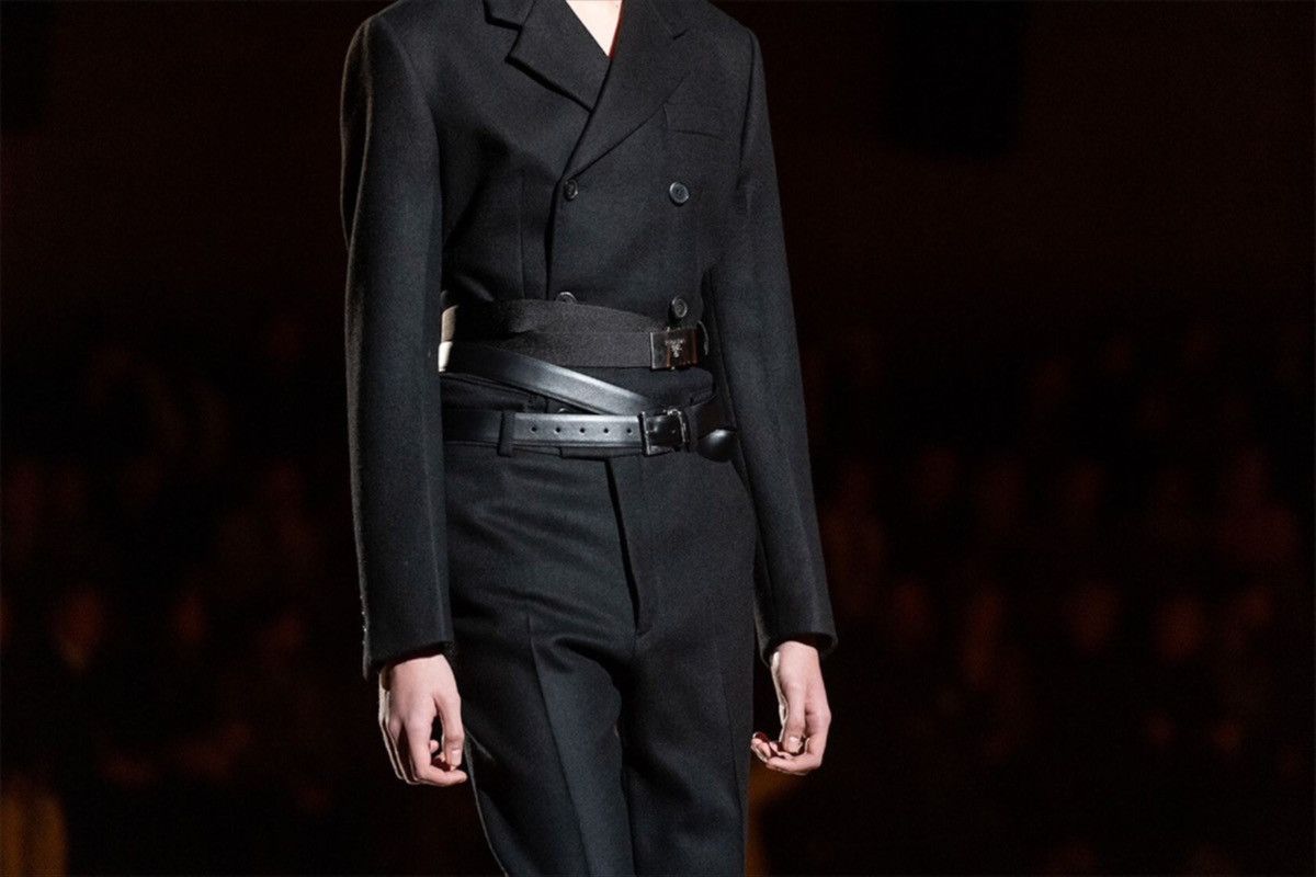 Prada Prada runway nylon double belt 190cm Size 34 - 8 Thumbnail