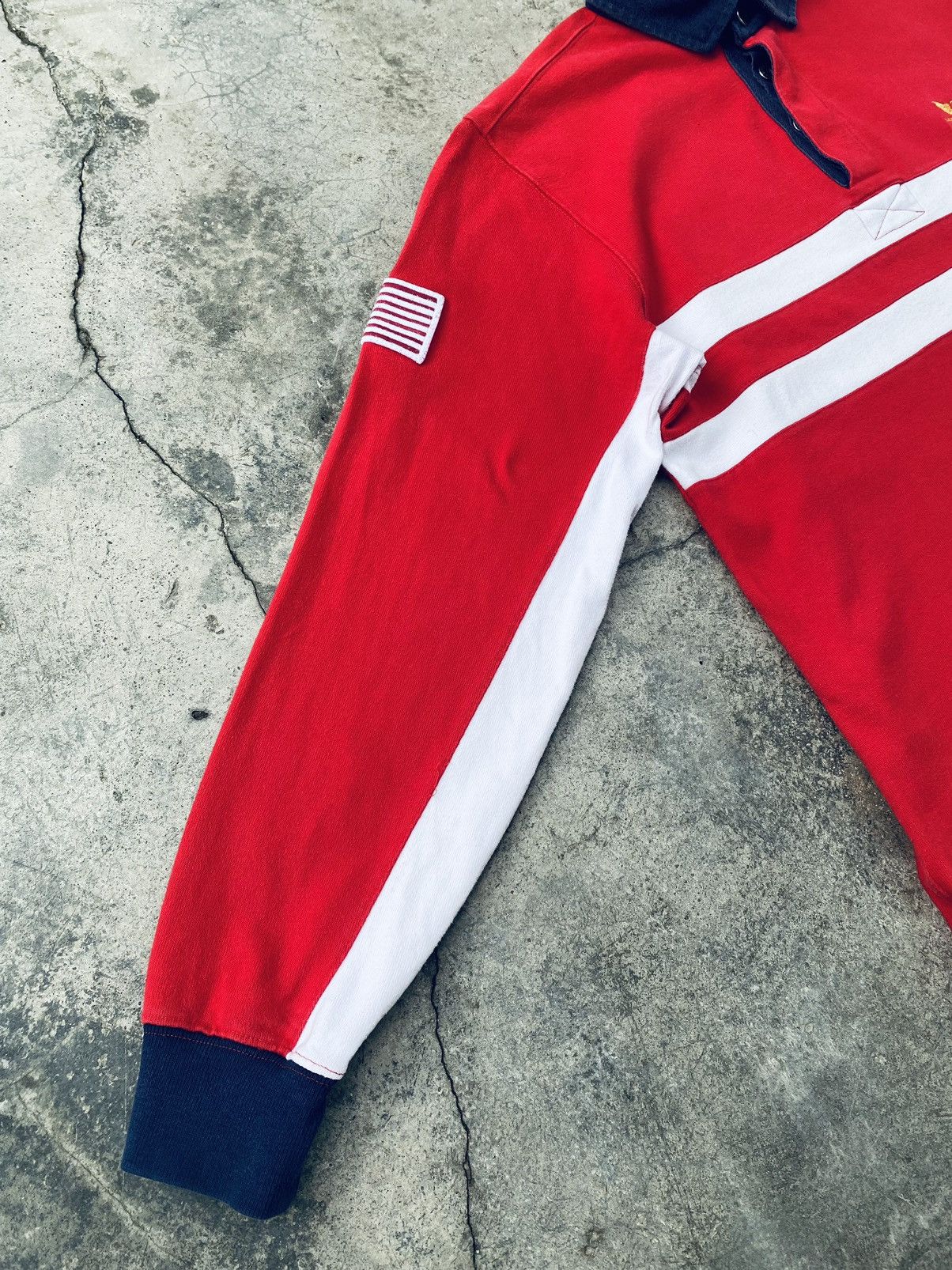 Polo Ralph Lauren Vintage 90s Polo Sport Ralph Lauren Rugby Long Sleeve Size US L / EU 52-54 / 3 - 4 Thumbnail