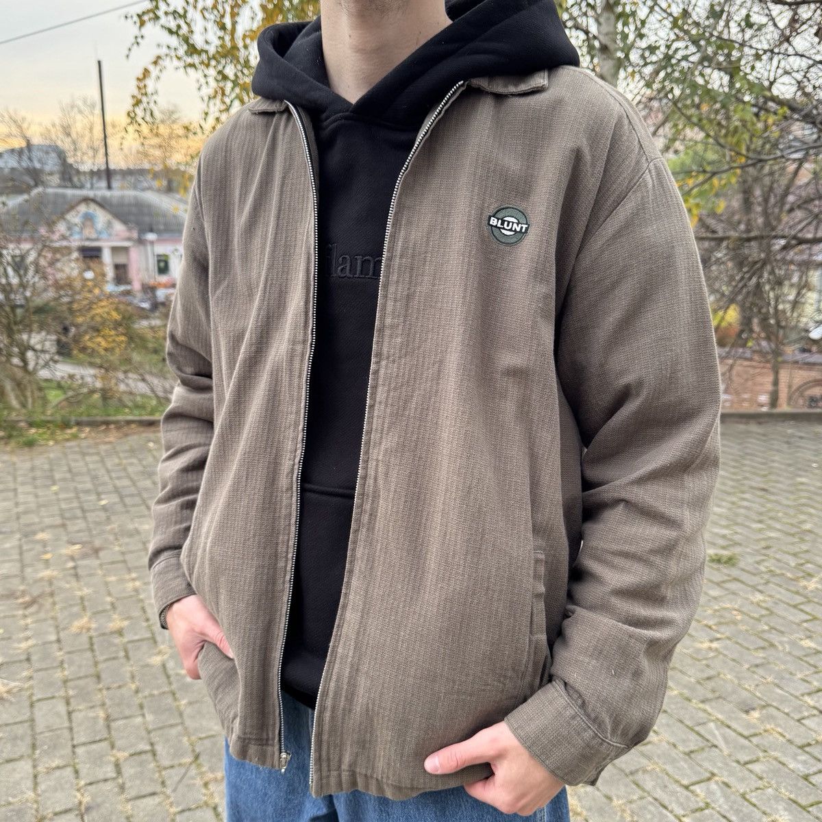 Vintage Vintage Blunt Skateboarding LA USA jacket y2k rare og rap Size US L / EU 52-54 / 3 - 1 Thumbnail