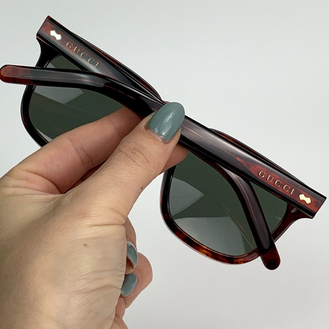 Gucci NEW Gucci GG1523S 002 Havana Gray Men Authentic Size ONE SIZE - 10 Thumbnail