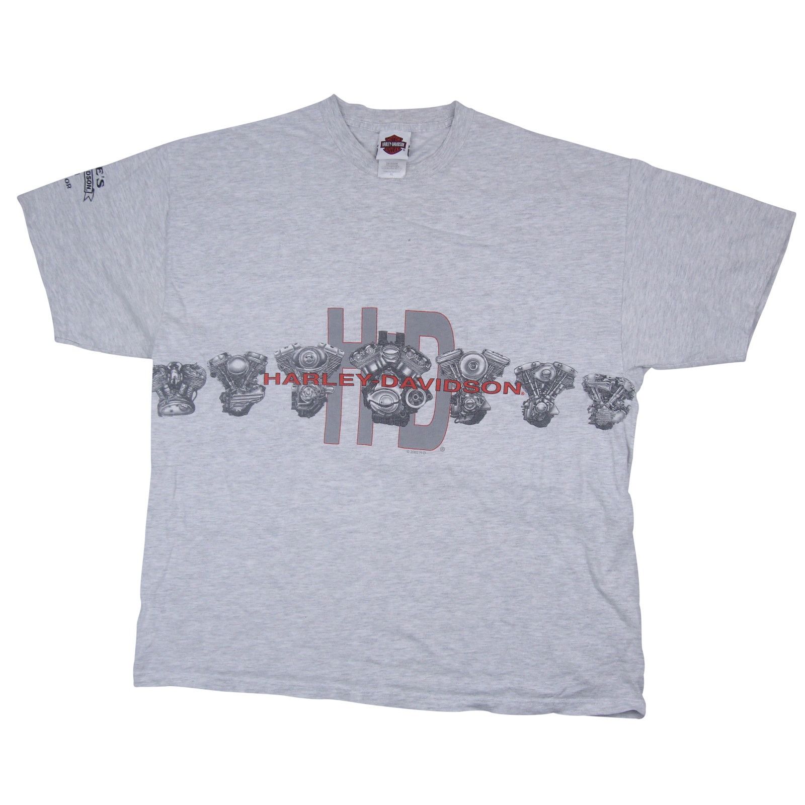Harley Davidson × Vintage Vintage Harley Davidson Allover Print V-twin Graphic T Shirt Size US XL / EU 56 / 4 - 1 Thumbnail