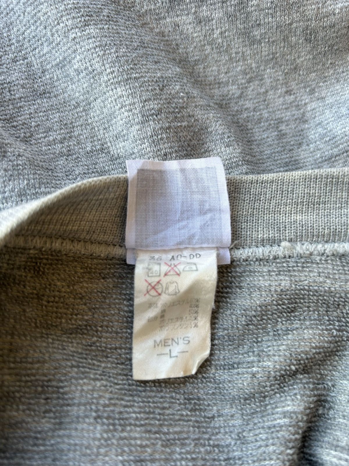 Nike × Vintage Nike Grey Tag Big Logo Cropped Short Sleeve Sweatshirt Size US L / EU 52-54 / 3 - 9 Thumbnail