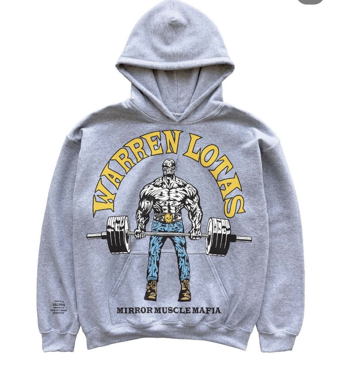 Warren Lotas WARREN LOTAS HOODIE MIRROR MUSCLE MAFIA MMM Warren Lotas WARREN LOTAS HOODIE MIRROR MUSCLE MAFIA MMM