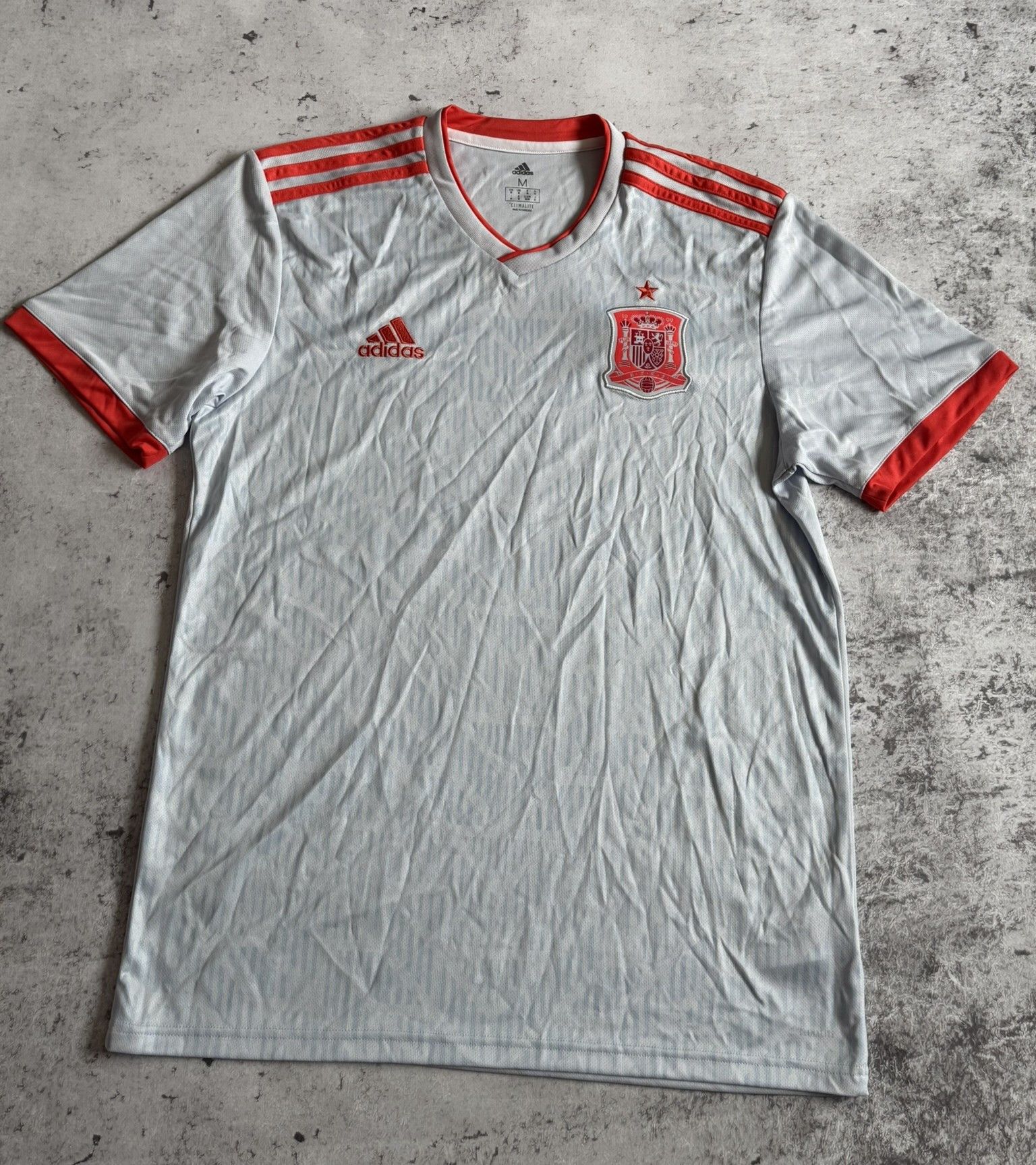 Adidas SPAIN 2018 2019 AWAY SHIRT FOOTBALL SOCCER JERSEY ADIDAS M Size US M / EU 48-50 / 2 - 1 Thumbnail