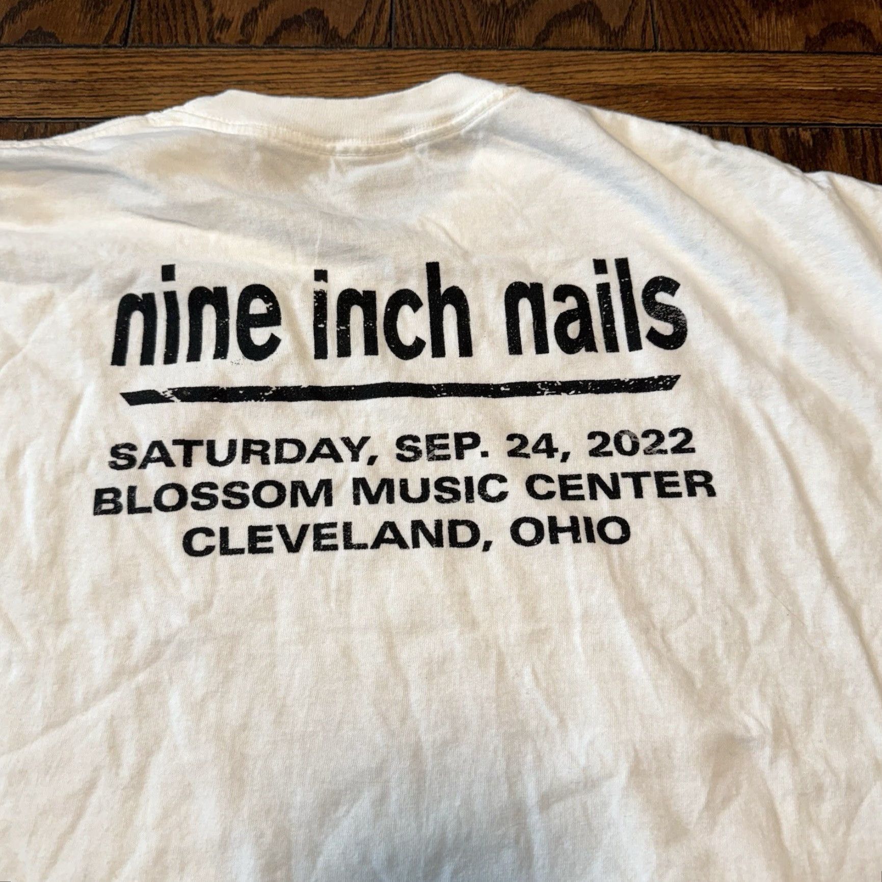 Vintage NIN Nine Inch Nails Blossom Music Center Cleveland Ohio 2022 T Shirt XXL New Size US XXL / EU 58 / 5 - 5 Thumbnail