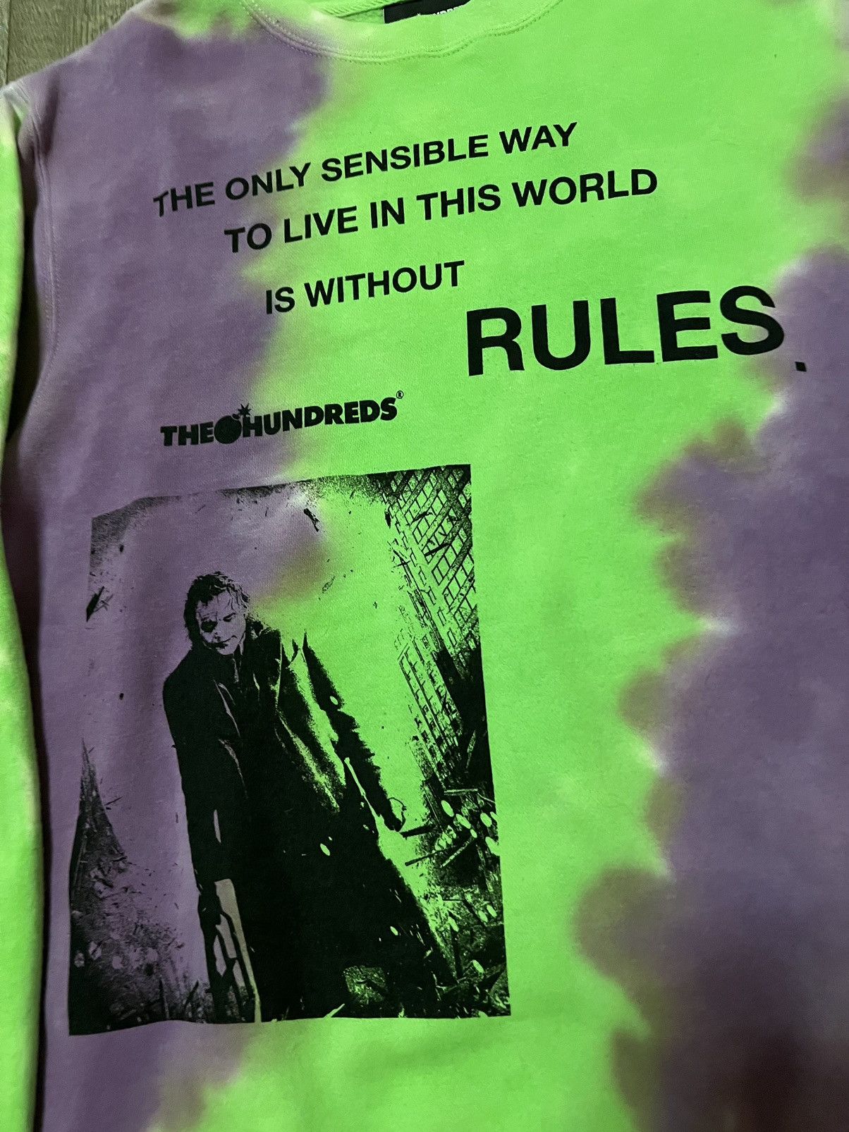 DC Comics × The Hundreds The Hundreds x The Dark Knight Joker Crewneck Sweater 21x24 Size US S / EU 44-46 / 1 - 2 Thumbnail