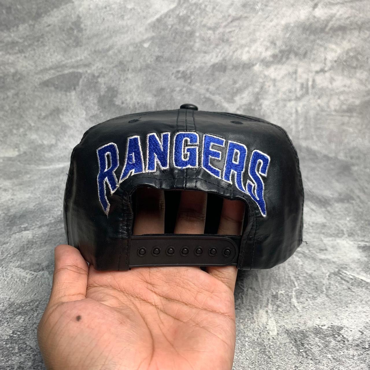 NHL Vintage New York Ranger Leather Hat Size ONE SIZE - 6 Thumbnail
