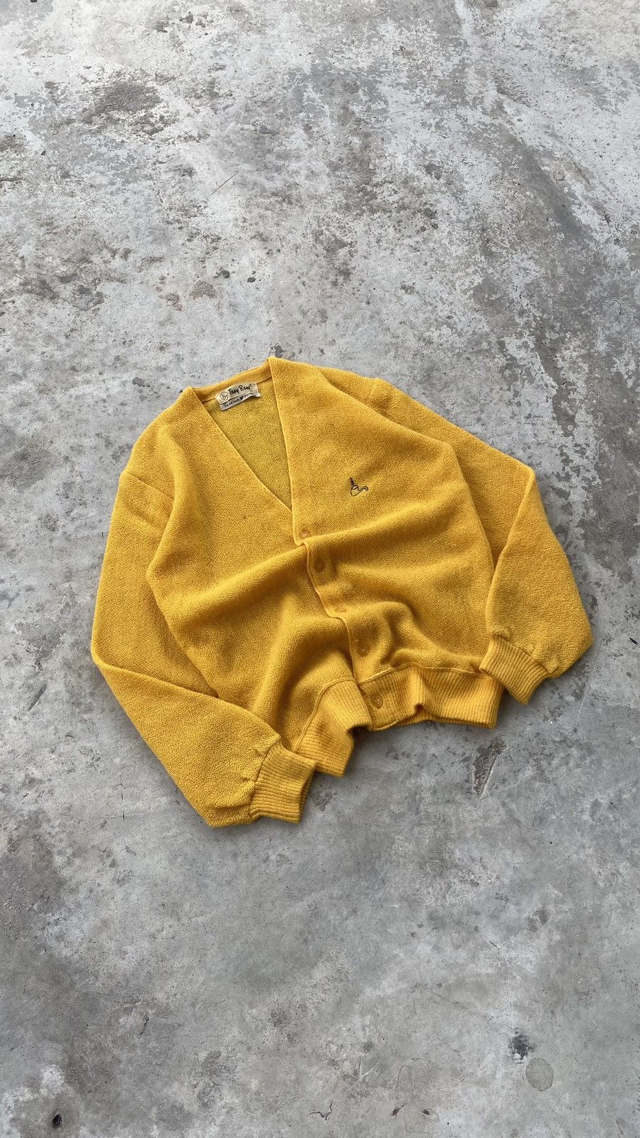 Vintage Troy Bros Mohair Knit Cardigan 70s Size US M / EU 48-50 / 2 - 2 Thumbnail