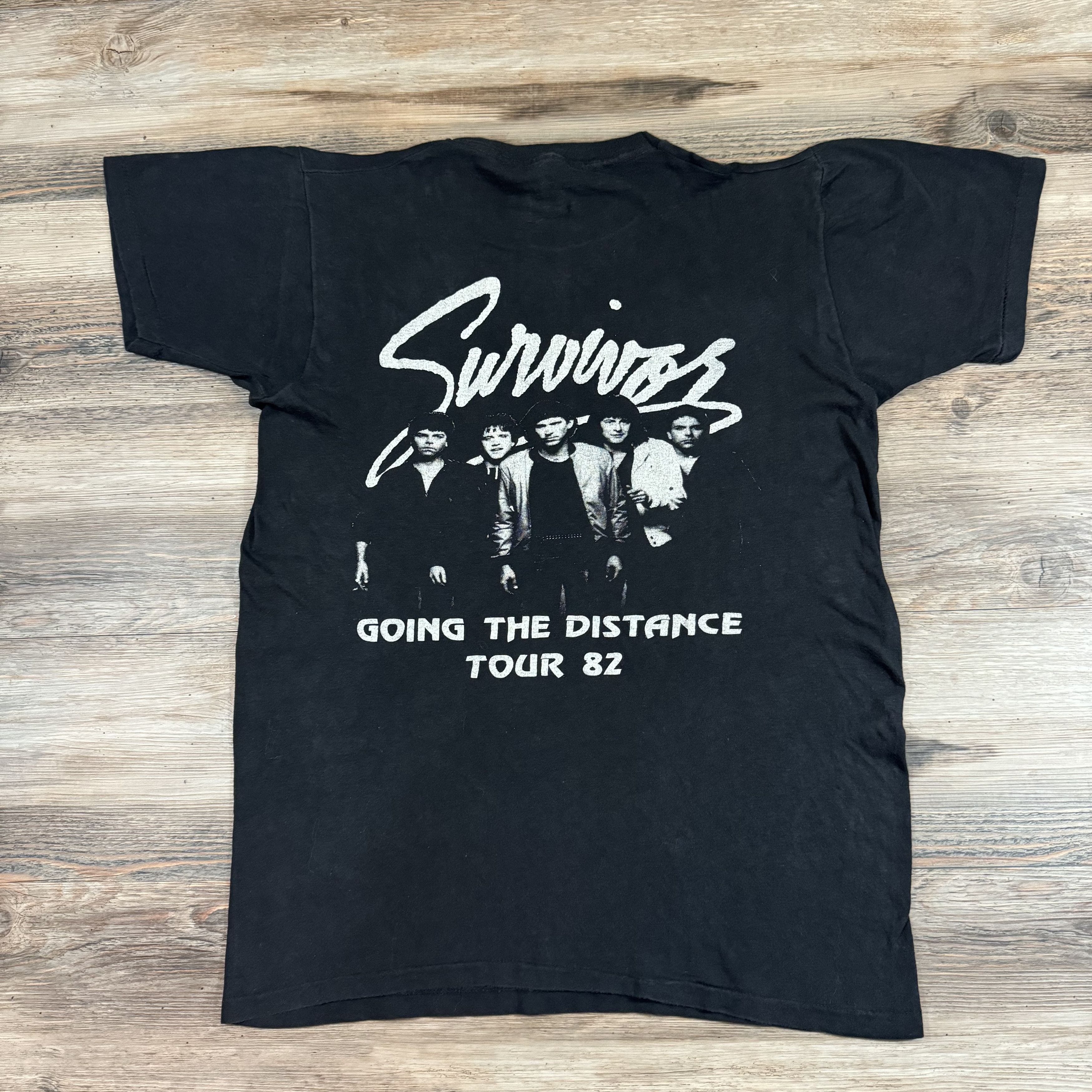 Band Tees × Vintage Rare 1982 SURVIVOR EYE OF THE TIGER Tour Band Tee Size US S / EU 44-46 / 1 - 3 Thumbnail